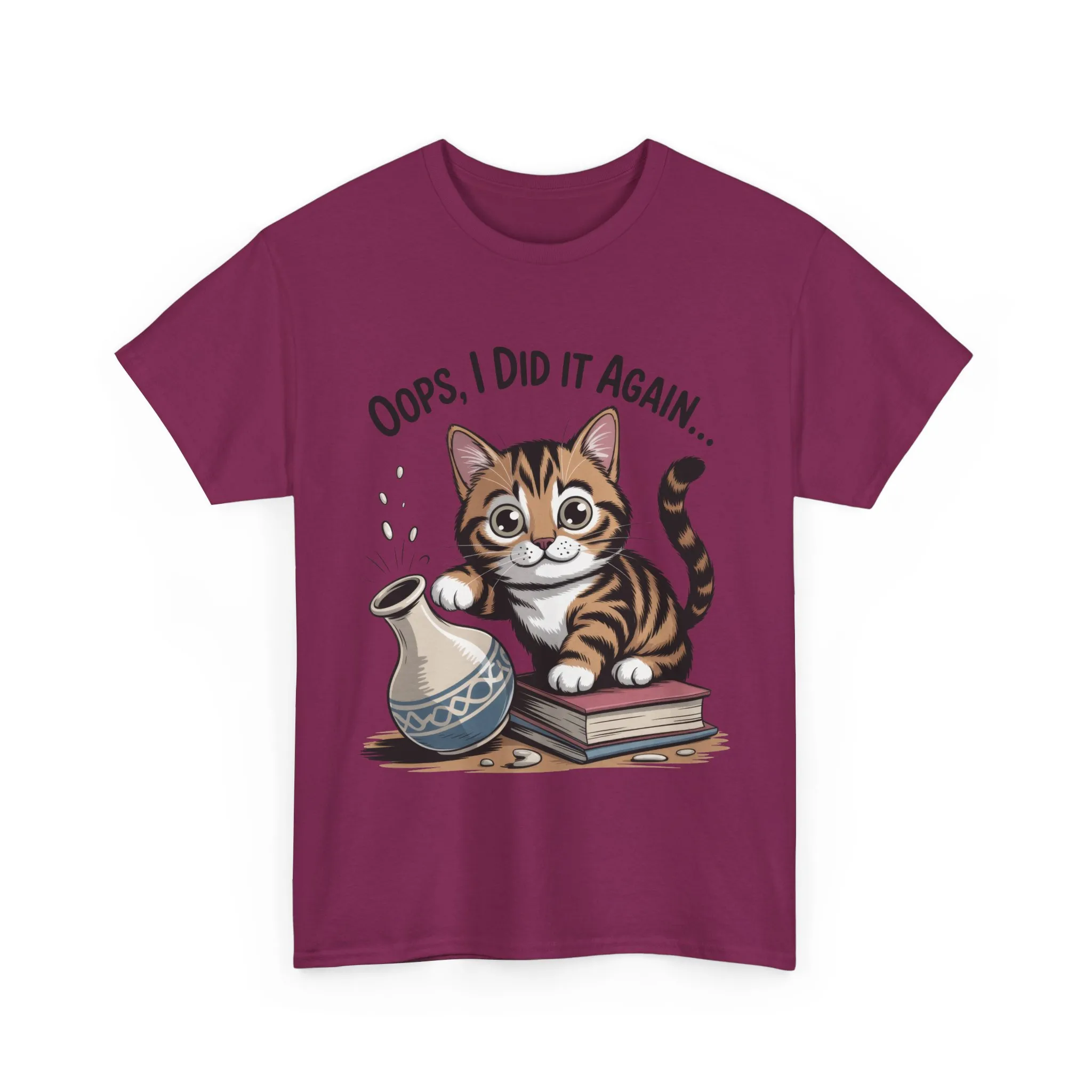 Playful Cat Women's Tee, Funny Oops I Did It Again Design, Cat Lover Gift, Casual Wear, Birthday Gift, Pet Lover Tee, Women's Gift - Image 27