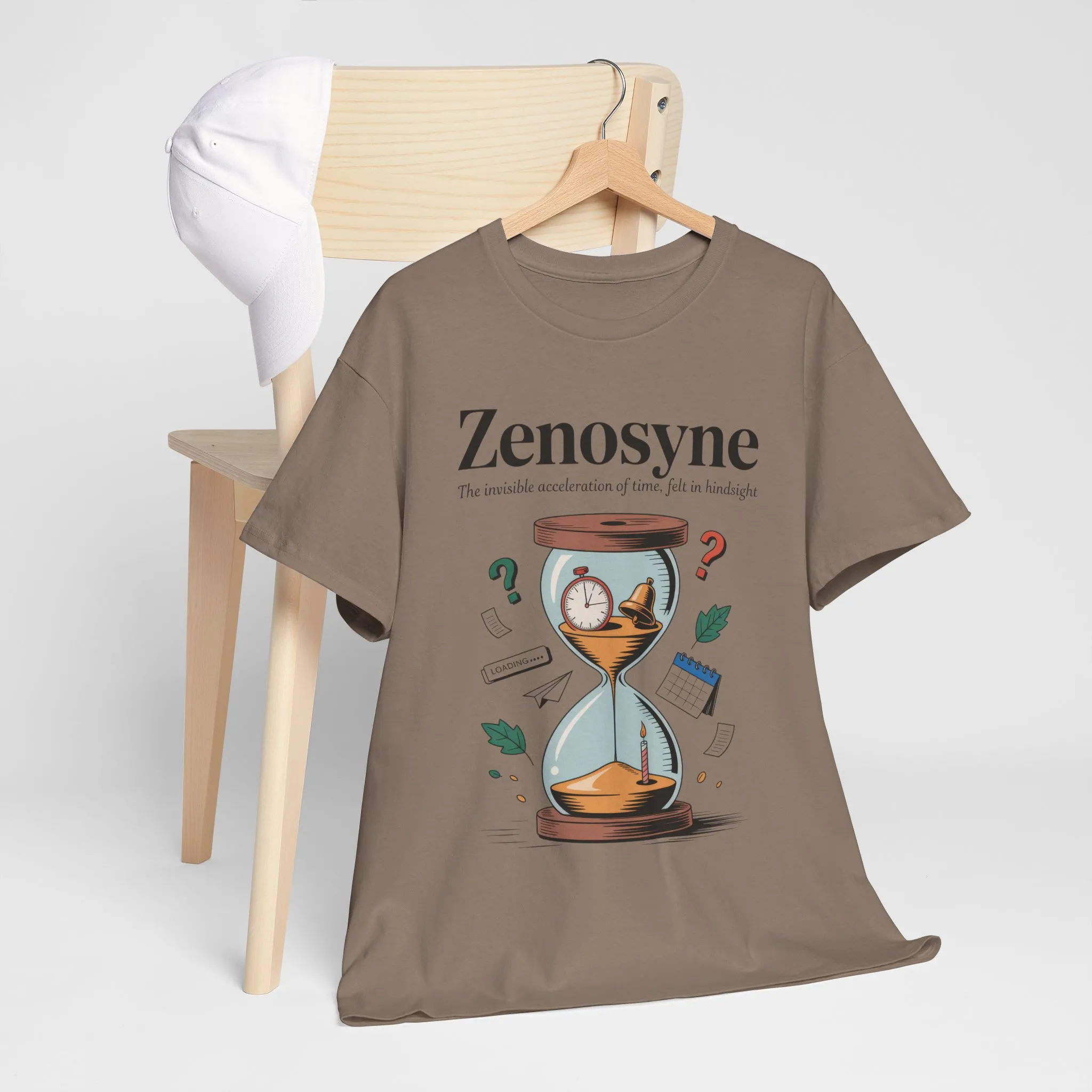 Zenosyne Unisex Heavy Cotton Tee, Aesthetic Word Tee, existential tee, Emotional Word Tee, Moody Graphic Tee, Philosophical Tee - Image 13