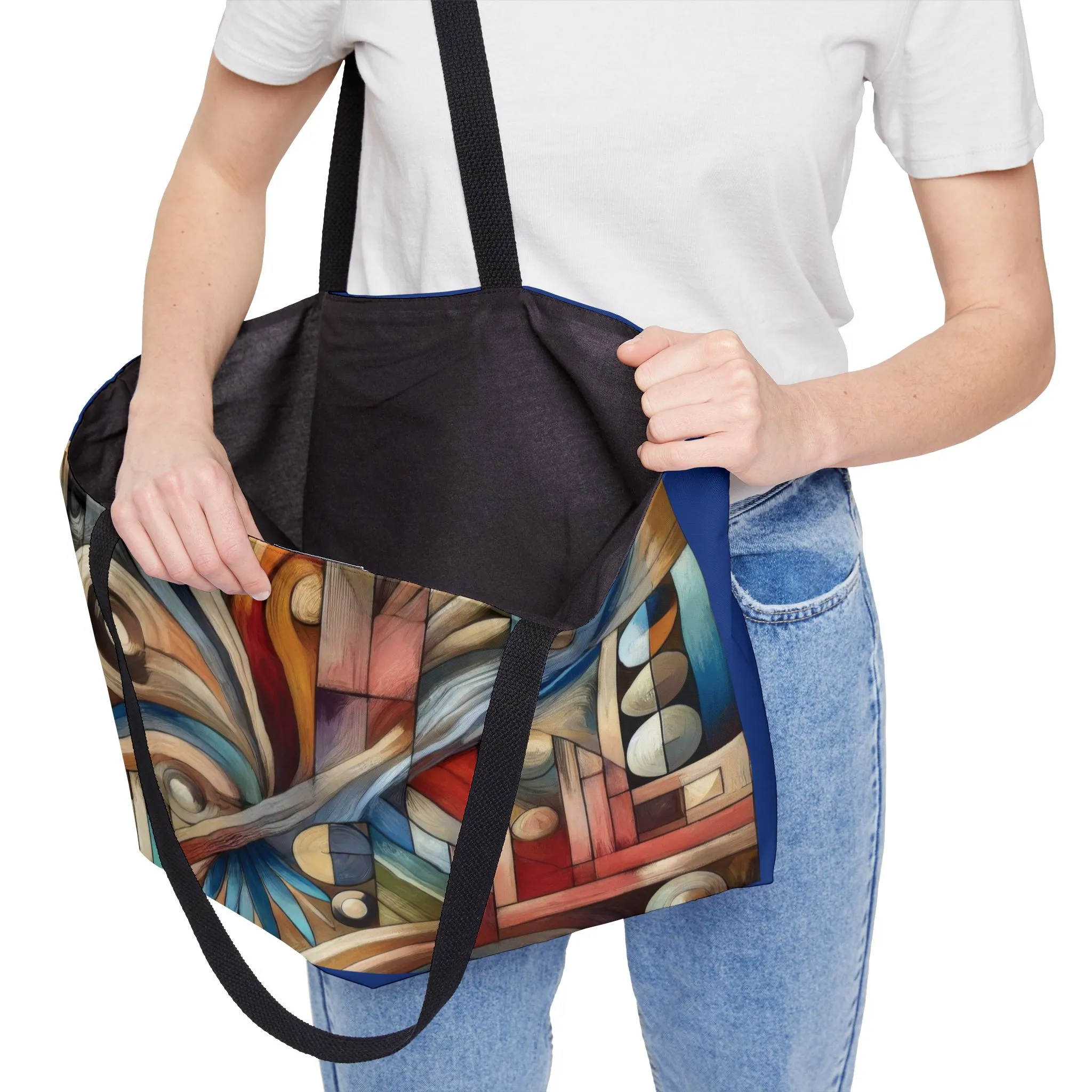 Artistic Weekender Tote Bag, Colorful Travel Bag, Stylish Beach Tote, Large Shopping Bag, Perfect for Gifts, Essentials Carryall, beach bag - Image 2