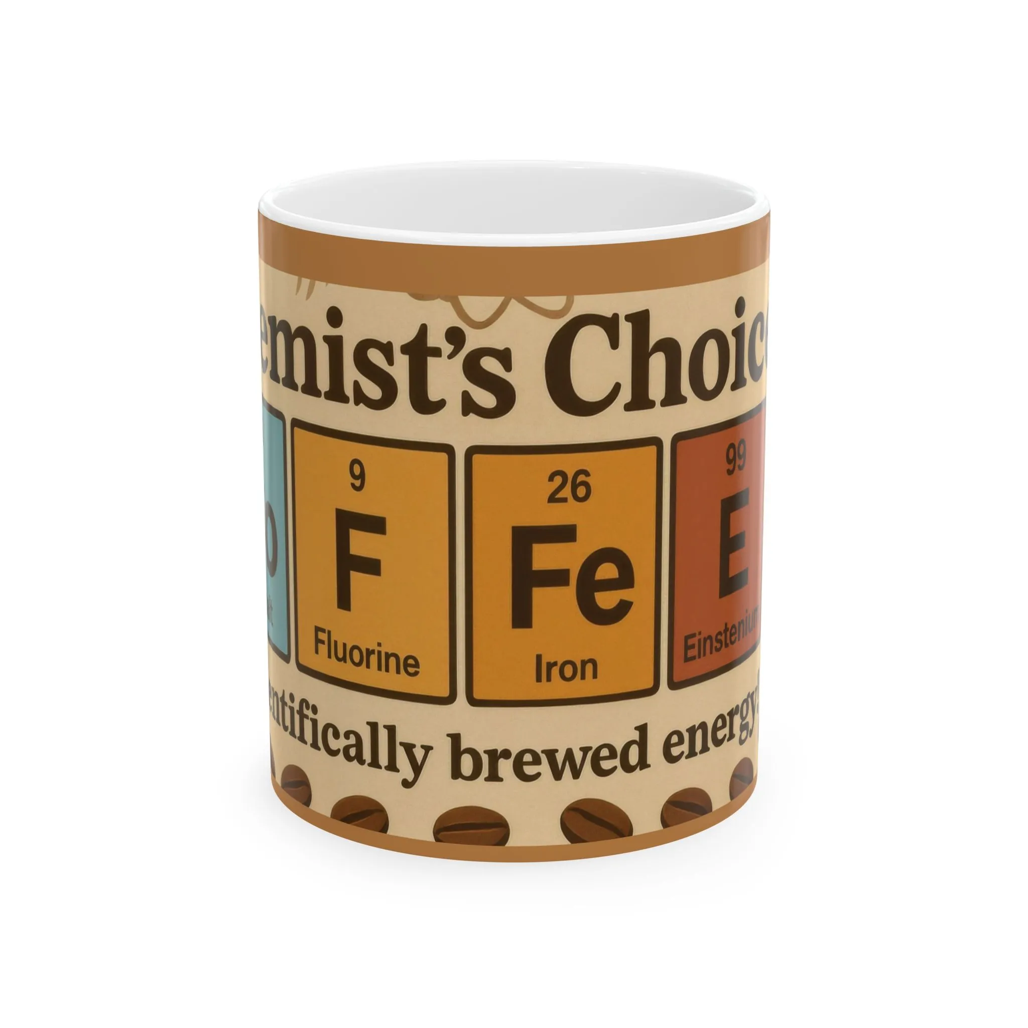 Chemist’s Choice Coffee Mug, Funny Periodic Table Gift for Science Lovers, Caffeine Addict Mug, Nerdy Science Coffee Cup, Geek Gift Idea - Image 2