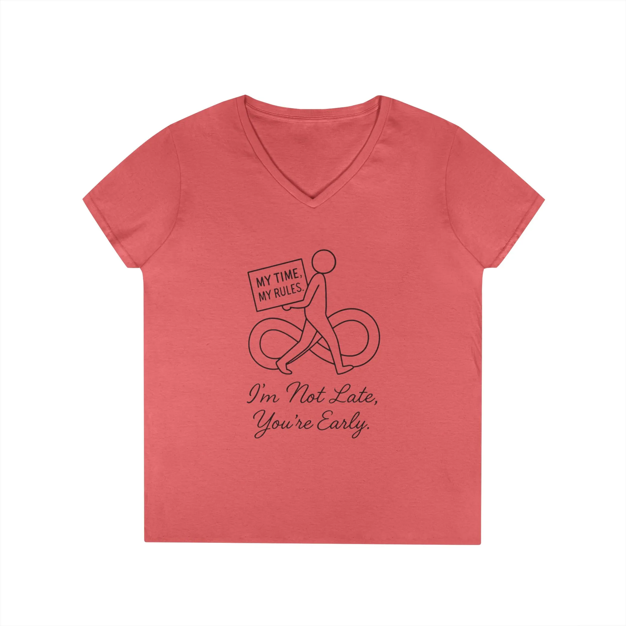 My Time My Rules Women's V-Neck T-Shirt, Funny T-Shirt, Casual Wear, women empowerment tee, confident woman shirt, self love t shirt - Image 20