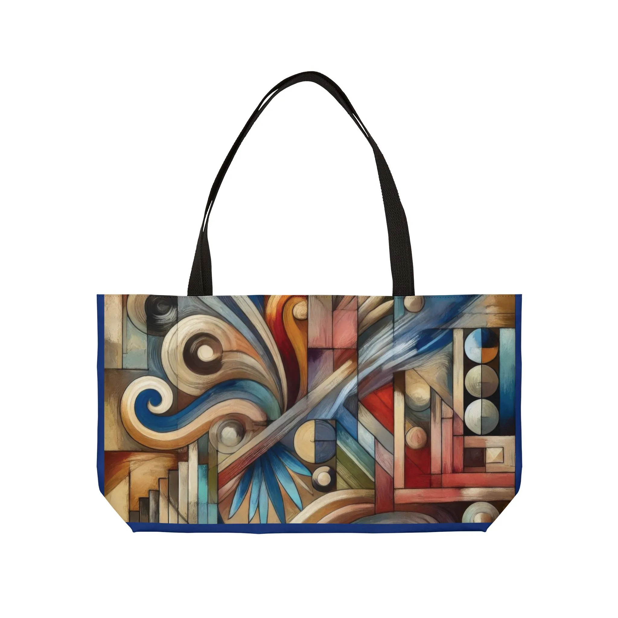 Artistic Weekender Tote Bag, Colorful Travel Bag, Stylish Beach Tote, Large Shopping Bag, Perfect for Gifts, Essentials Carryall, beach bag - Image 6