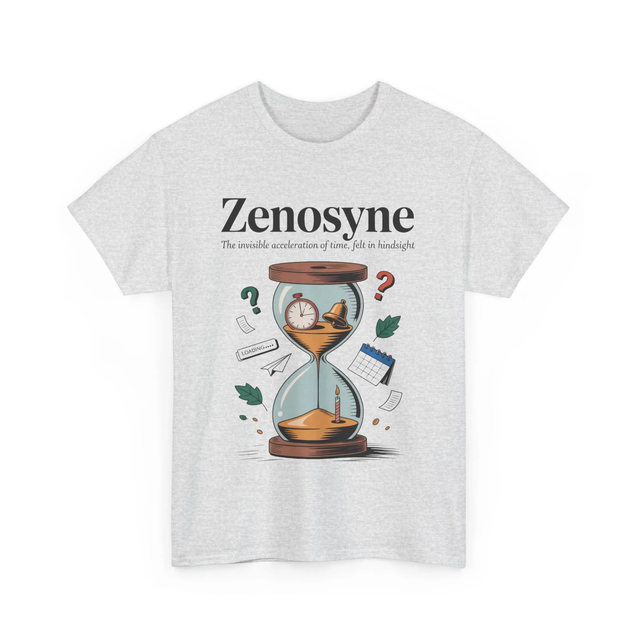 Zenosyne Unisex Heavy Cotton Tee, Aesthetic Word Tee, existential tee, Emotional Word Tee, Moody Graphic Tee, Philosophical Tee - Image 6