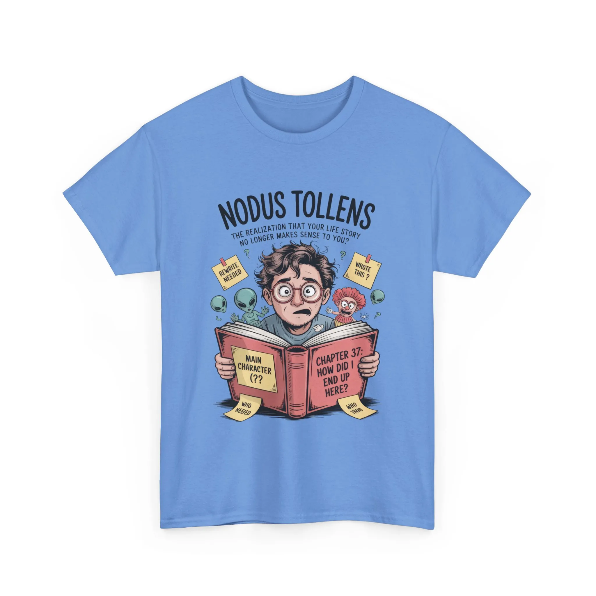 Nodus Tollens Men's T-Shirt, Men's Heavy Cotton Shirt, Latin Words, Moods & Modes, Self-Awareness, Quirky Humor Shirt - Image 15