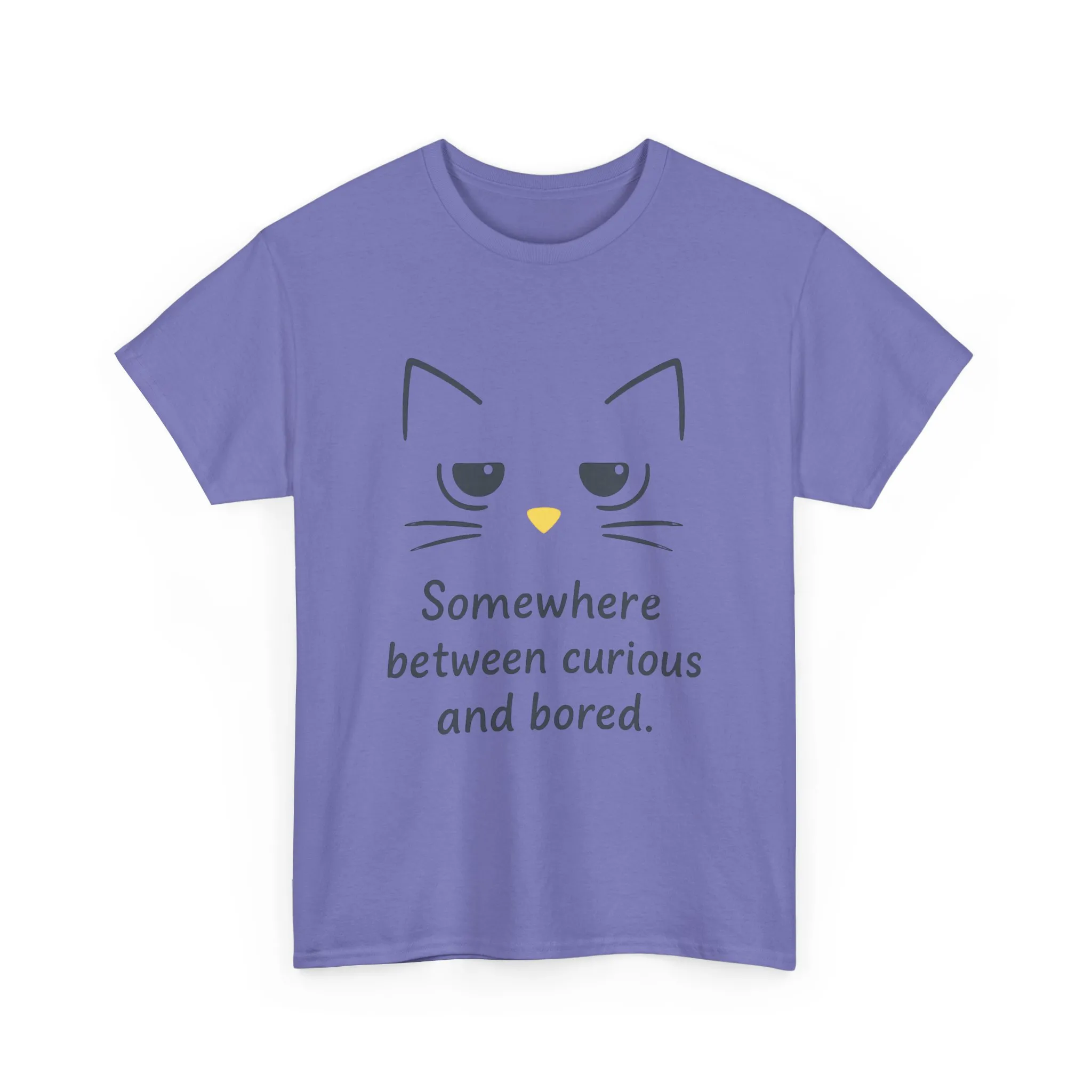 Funny Cat Quote Unisex Tee, Comfortable Casual Shirt, Gift for Cat Lovers, Everyday Wear, Unique Humor Tee, Relaxed Fit Cotton - Image 27