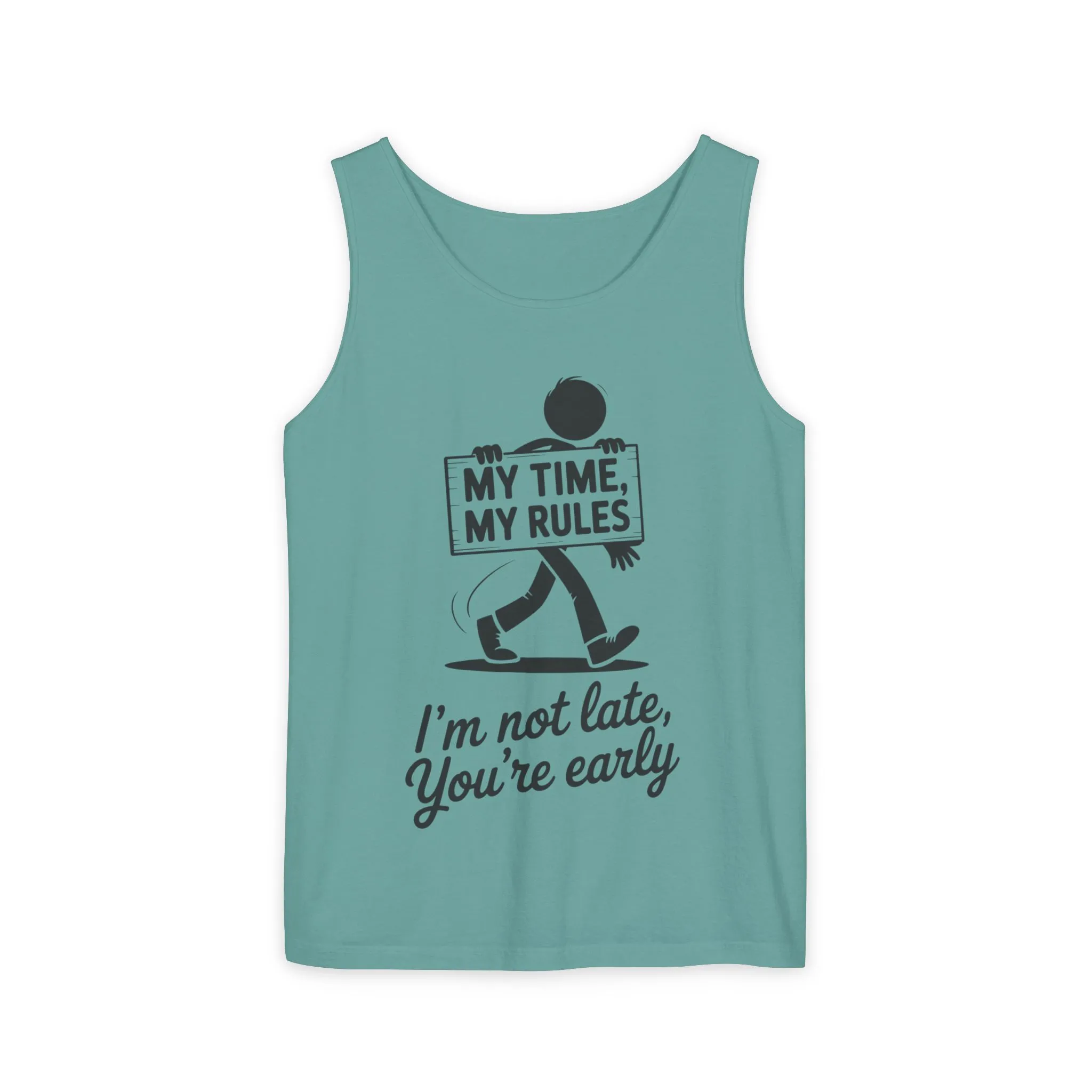 My Time, My Rules Tank Top, Fun Casual Wear for Any Occasion, Relaxed Vibe, Time Management Humor, Self love t shirt - Image 13