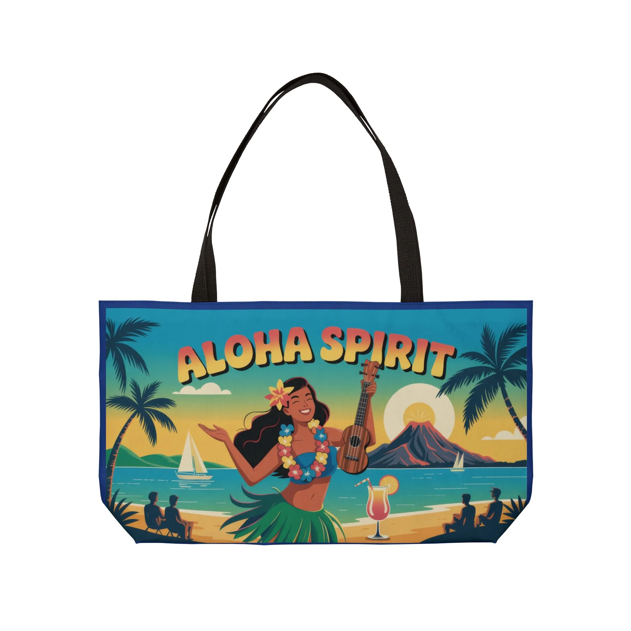 Aloha Spirit Weekender Tote Bag, Beach Bag, Travel Tote, Vacation Accessory, Summer Bag, Hawaii Inspired - Image 2