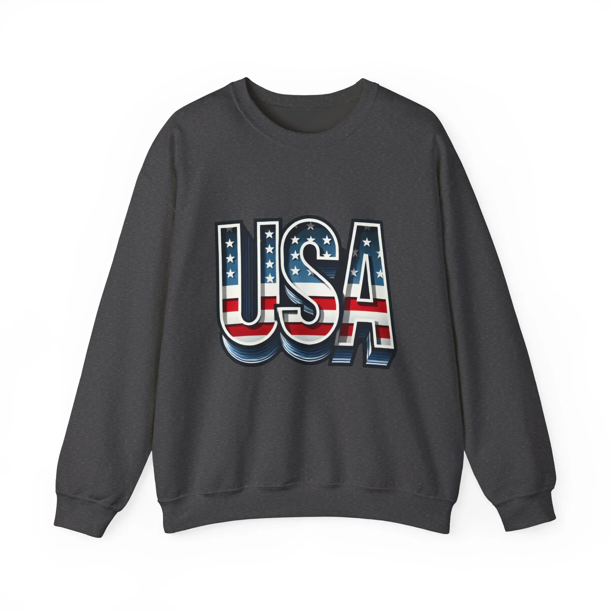 USA Patriotic Crewneck Sweatshirt for All Seasons, Cozy Sweatshirt for Independence Day, Casual Wear, Gift for Friends and Family - Image 10