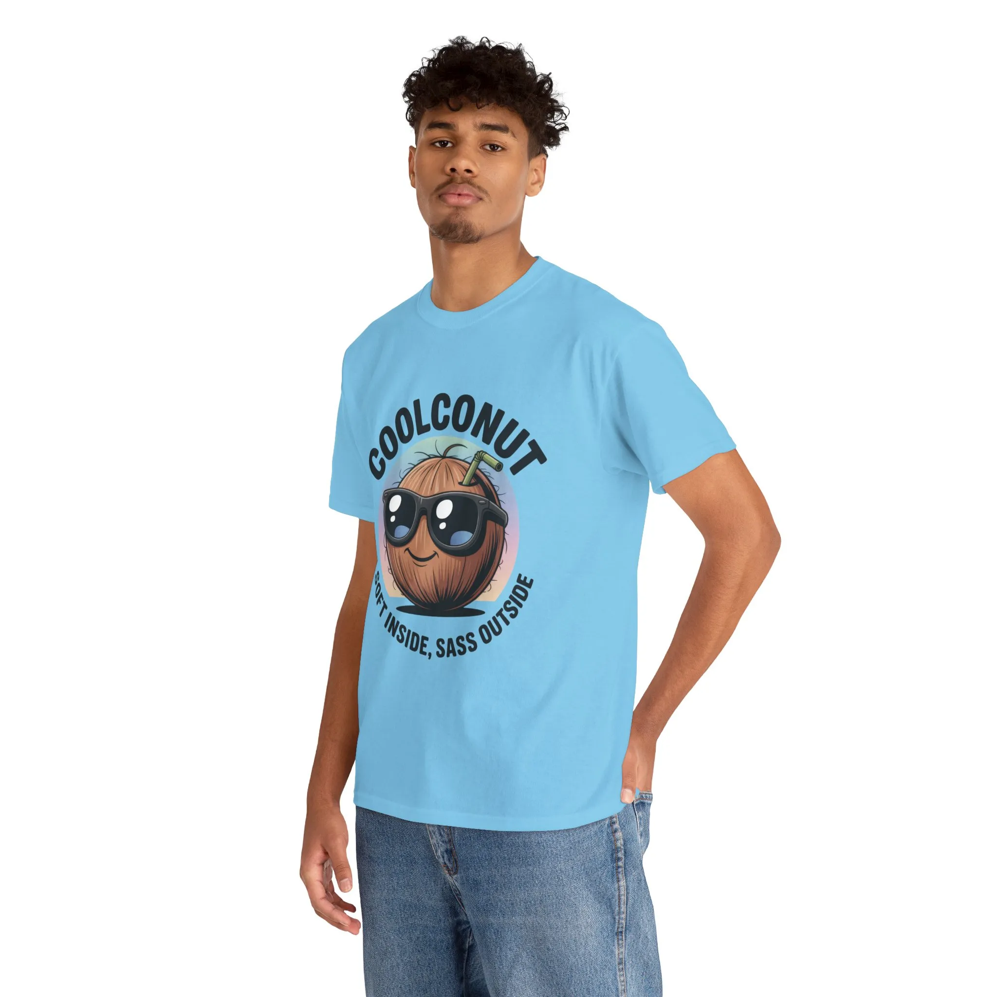 Coolconut Graphic Men's Tee, Soft Inside Sass Outside, Men's T-Shirt for Beach Lovers, Men's Fun Gift, Summer Vibes, Humor Apparel - Image 35