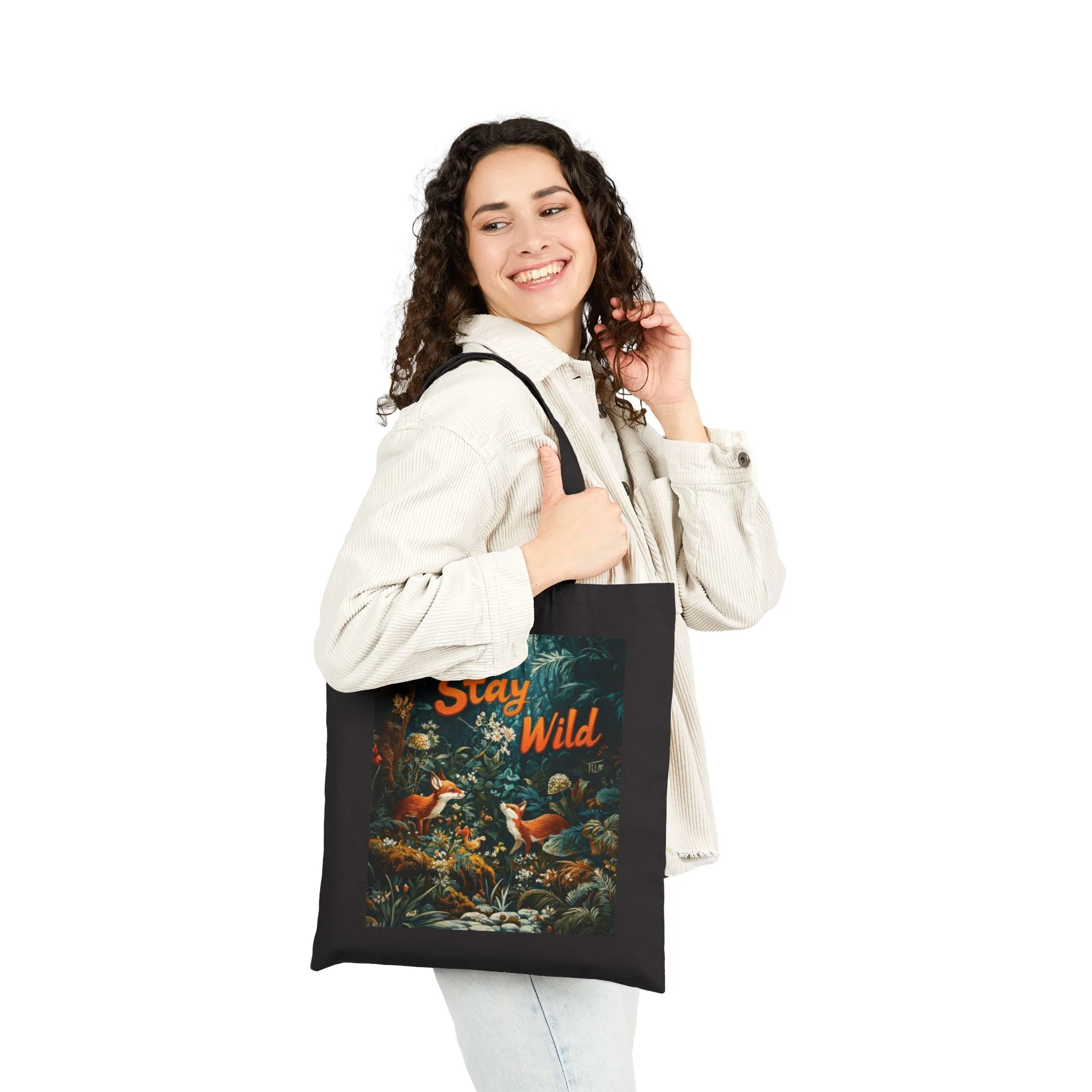 Stay Wild Tote Bag, Eco-Friendly Bag, Trendy Shopper, Nature Lover Gift, Summer Tote, Sustainable Fashion - Image 9