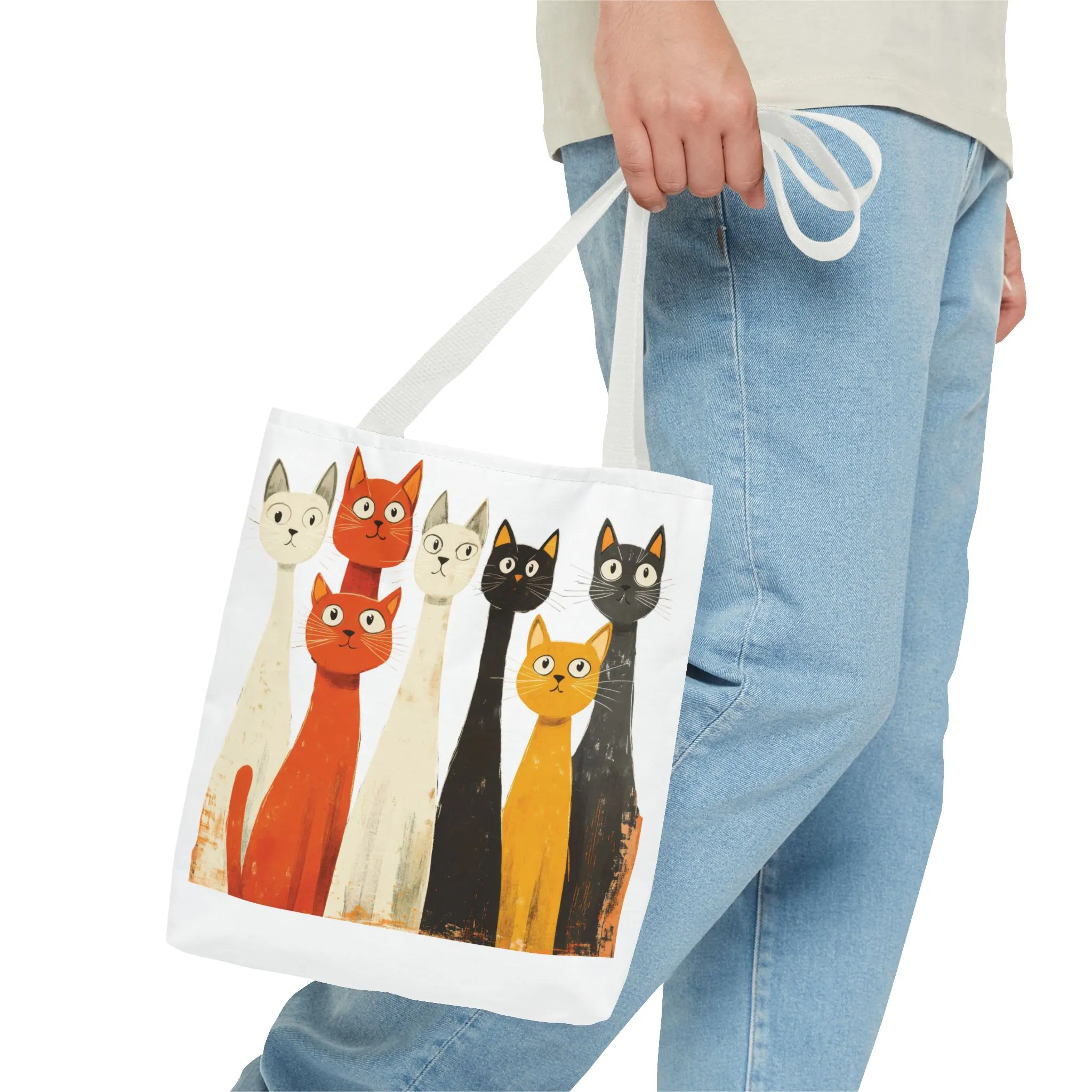 Playful Cat Design Tote Bag – Perfect for Animal Lovers - Image 27