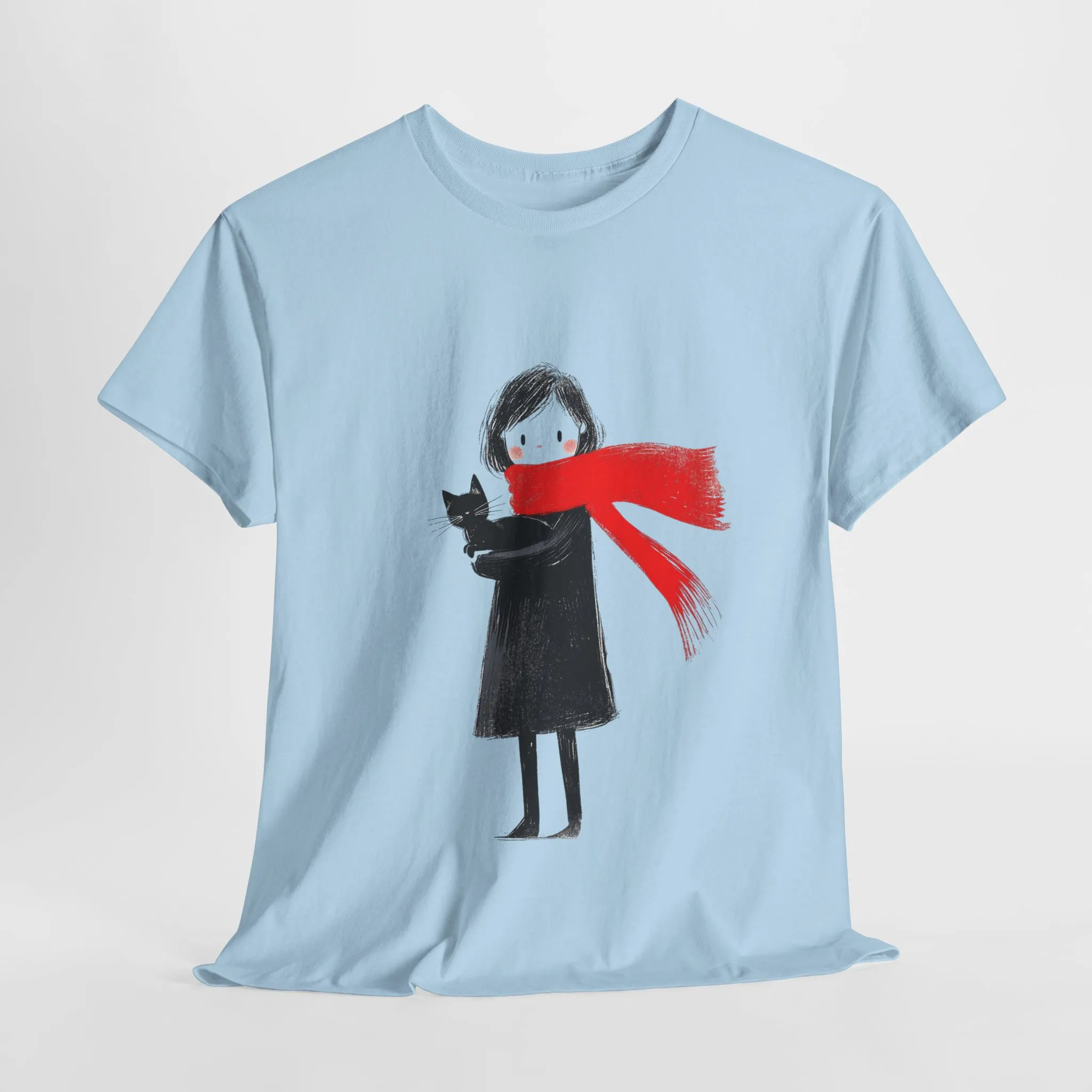 Cozy Cat Lover Tee, Unisex Cotton T-Shirt for Cat Owners, Gift for Pet Lovers, Cute Animal Apparel, Perfect for All Occasions - Image 13