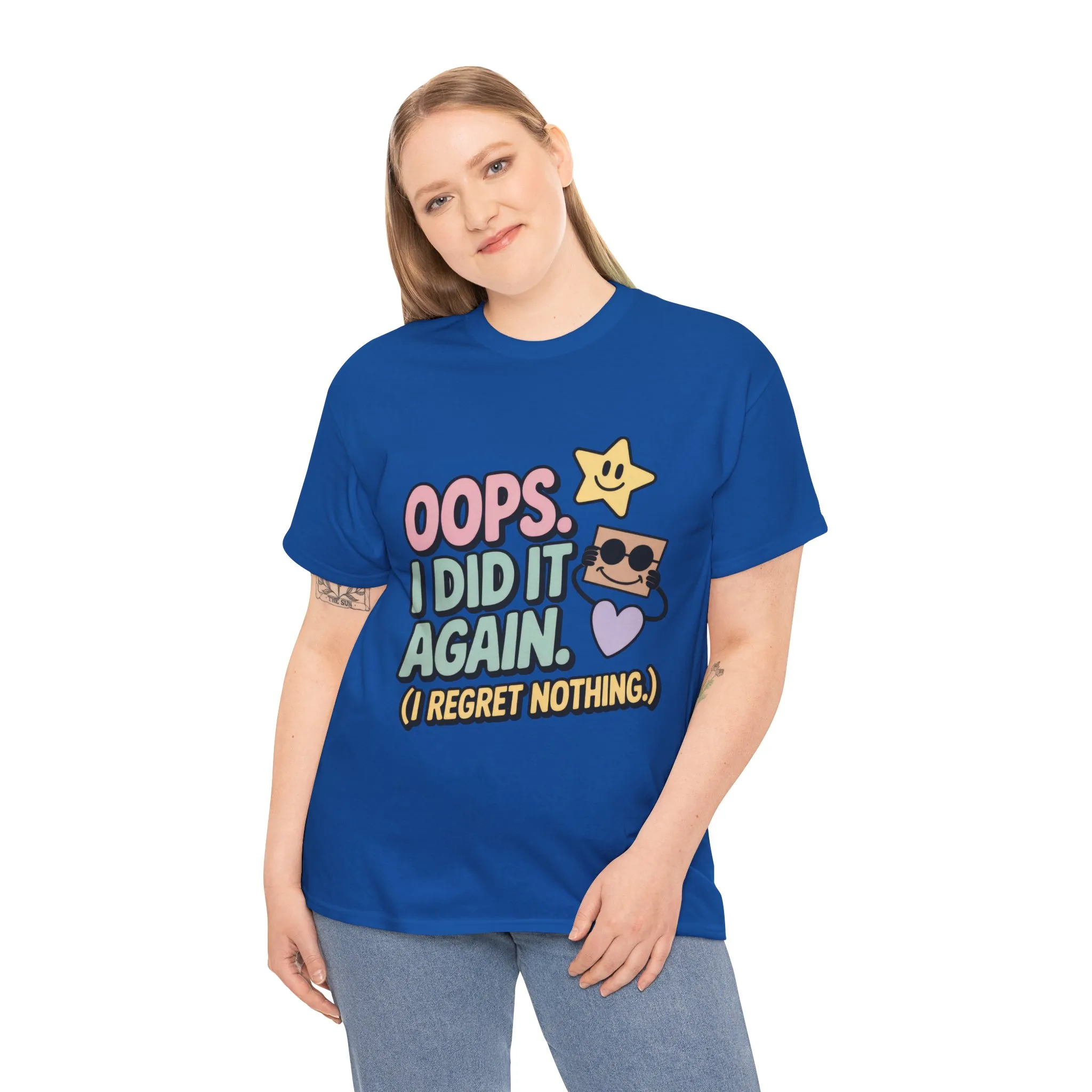 Retro Graphic Tee, Oops I Did It Again Shirt, Funny Women's T-shirt, Casual Statement Wear, Positive Message Women's T-Shirt - Image 20