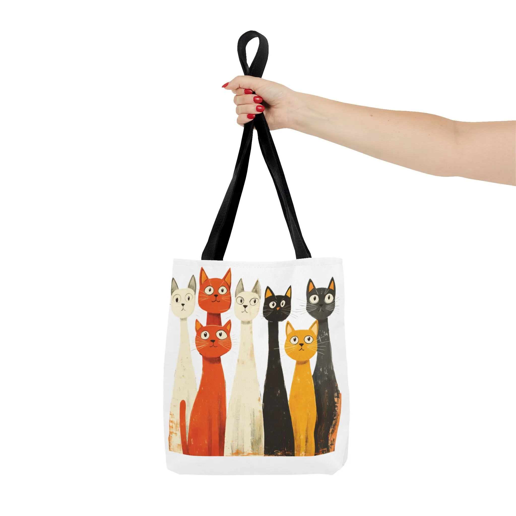 Playful Cat Design Tote Bag – Perfect for Animal Lovers - Image 8