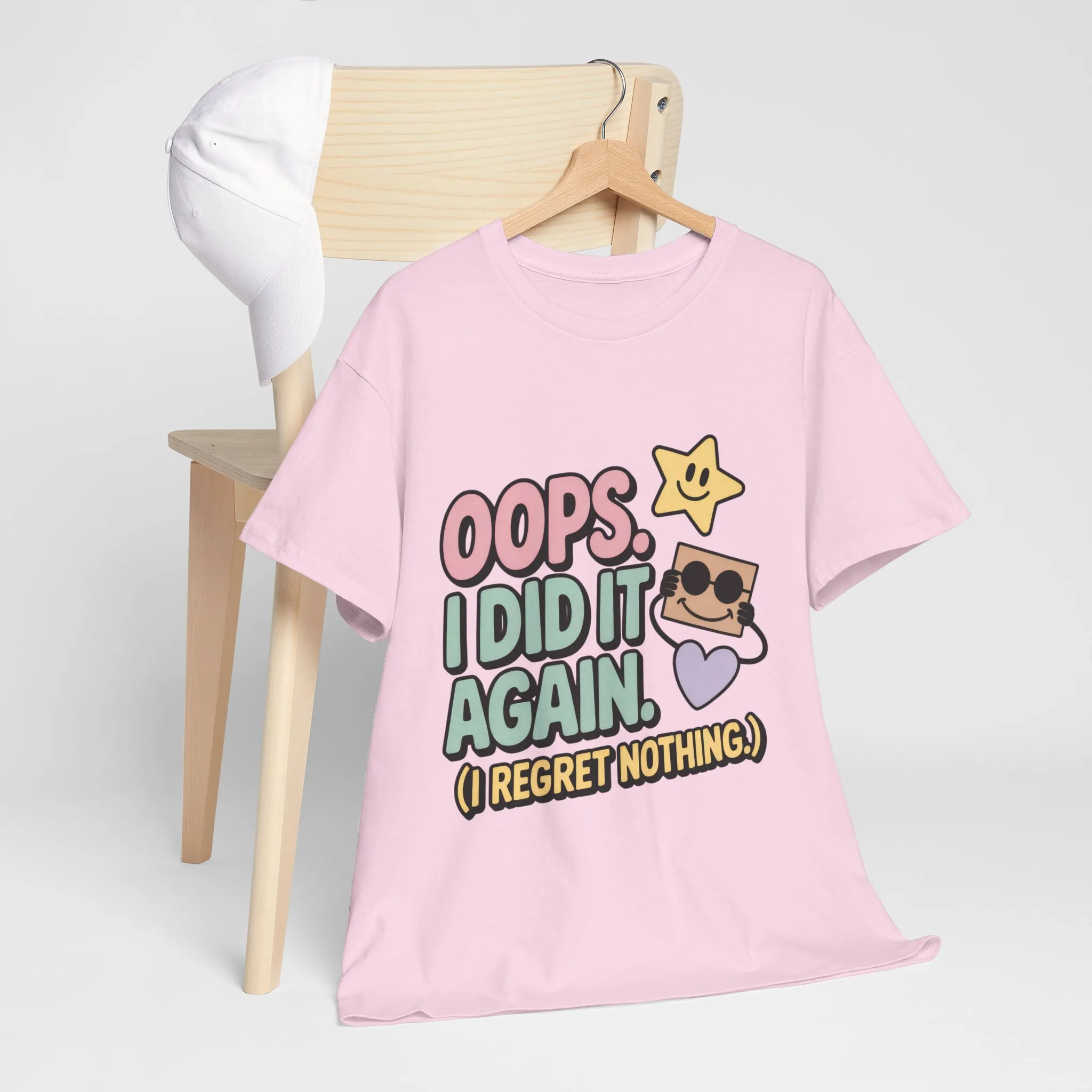 Retro Graphic Tee, Oops I Did It Again Shirt, Funny Women's T-shirt, Casual Statement Wear, Positive Message Women's T-Shirt - Image 27