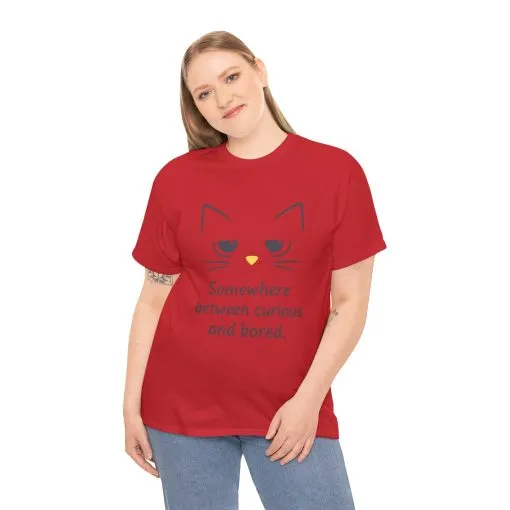 Funny Cat Quote Unisex Tee, Comfortable Casual Shirt, Gift for Cat Lovers, Everyday Wear, Unique Humor Tee, Relaxed Fit Cotton - Image 31