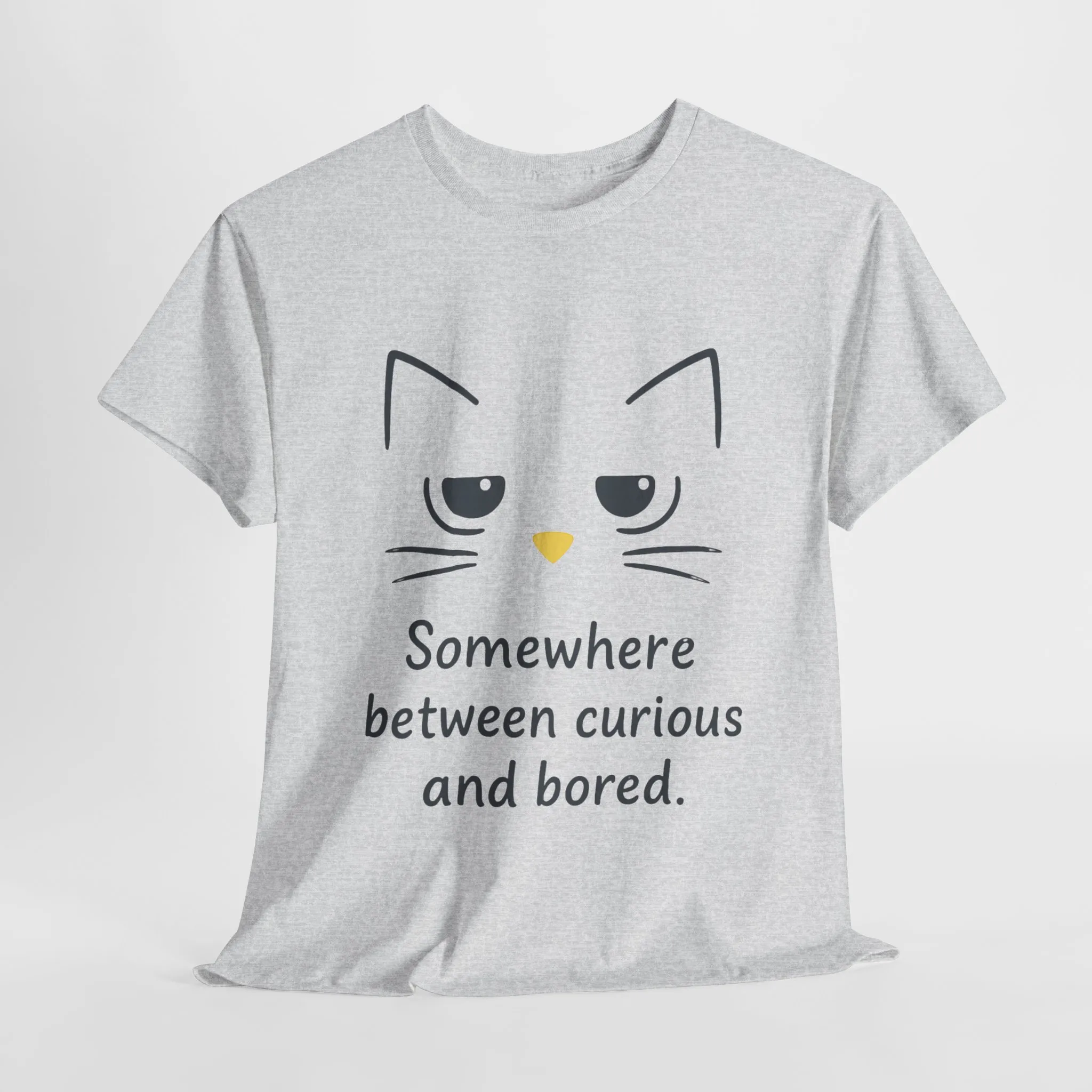 Funny Cat Quote Unisex Tee, Comfortable Casual Shirt, Gift for Cat Lovers, Everyday Wear, Unique Humor Tee, Relaxed Fit Cotton - Image 9