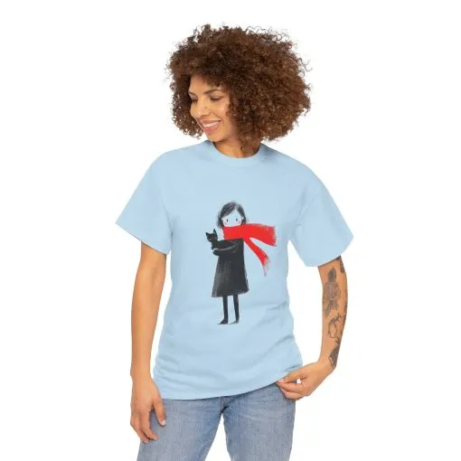 Cozy Cat Lover Tee, Unisex Cotton T-Shirt for Cat Owners, Gift for Pet Lovers, Cute Animal Apparel, Perfect for All Occasions - Image 11