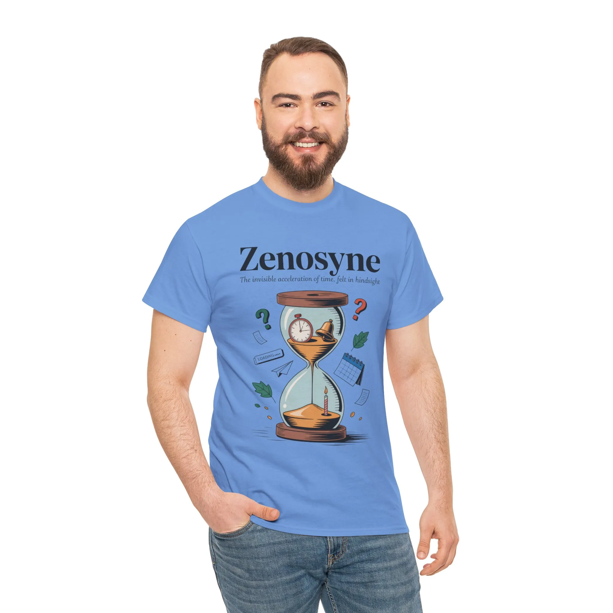 Zenosyne Unisex Heavy Cotton Tee, Aesthetic Word Tee, existential tee, Emotional Word Tee, Moody Graphic Tee, Philosophical Tee - Image 34