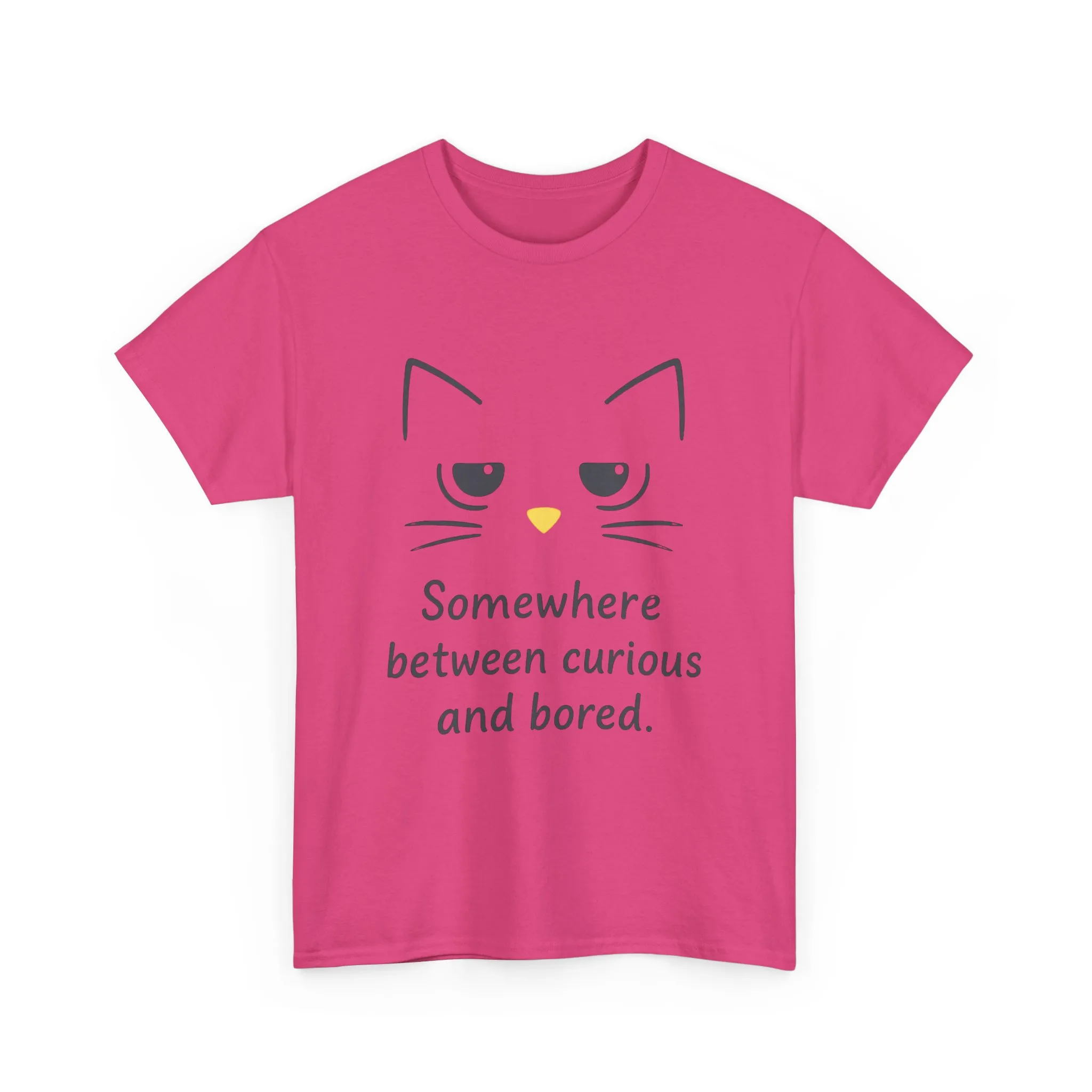 Funny Cat Quote Unisex Tee, Comfortable Casual Shirt, Gift for Cat Lovers, Everyday Wear, Unique Humor Tee, Relaxed Fit Cotton - Image 30