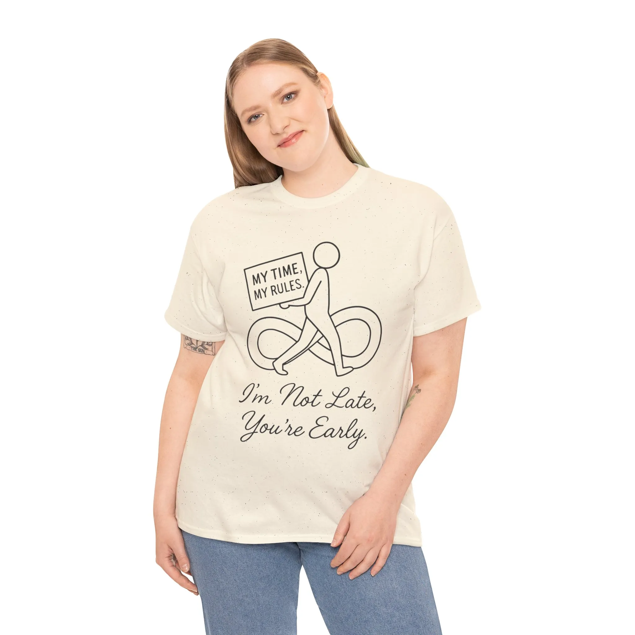 My Time My Rules Women's Heavy Cotton Tee, Funny T-Shirt, Casual Wear, women empowerment tee, confident woman shirt, self love t shirt - Image 11