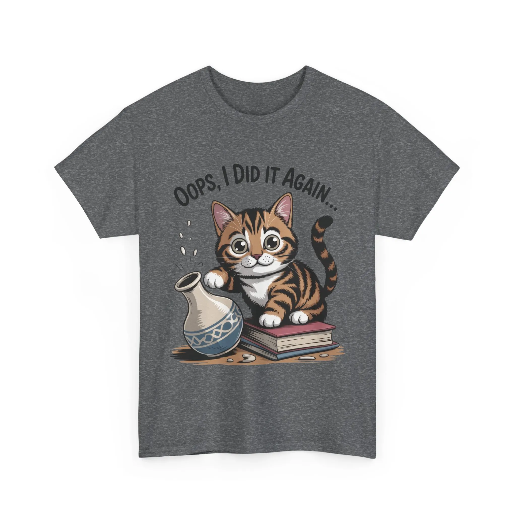 Playful Cat Women's Tee, Funny Oops I Did It Again Design, Cat Lover Gift, Casual Wear, Birthday Gift, Pet Lover Tee, Women's Gift - Image 12