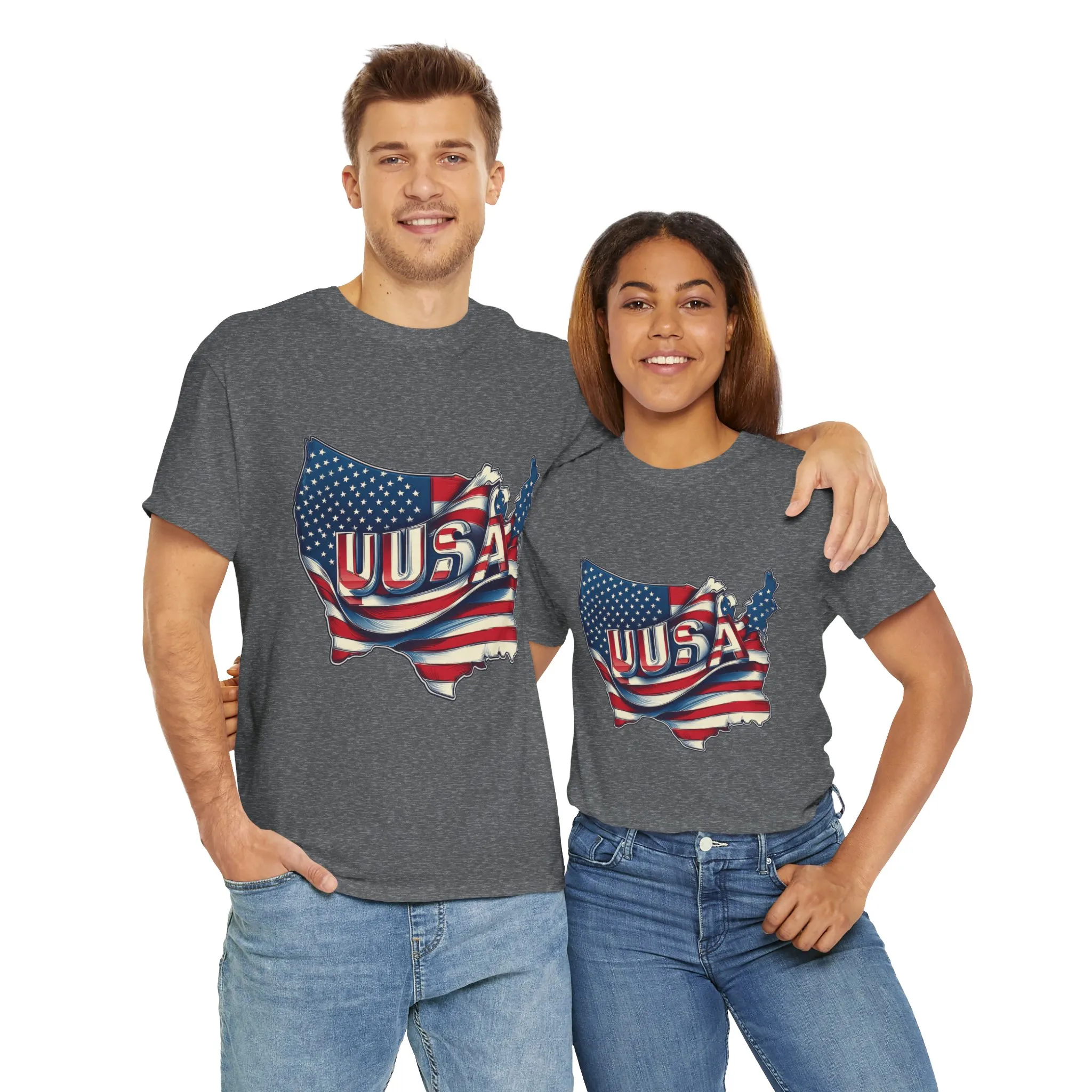 Patriotic Unisex Tee, USA Flag Design, Perfect for Independence Day, 4th of July, Gifts, Casual Wear, Festival - Image 11