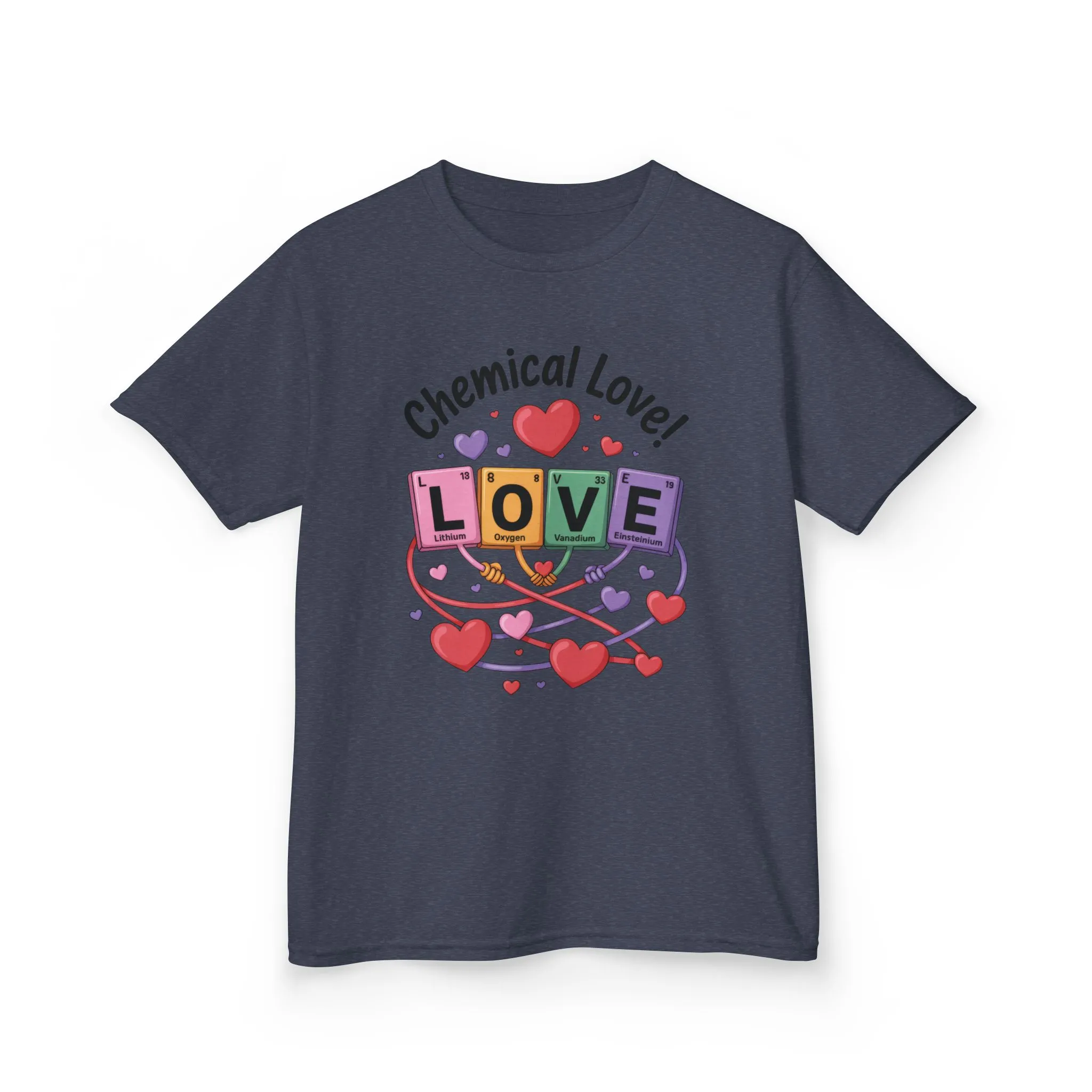 Kids Love Chemistry Girl Tee, Cute Gift for Science Lovers, Valentines Day, Fun Classroom Wear, Adorable Kids Shirt, Colorful Kids Apparel - Image 20