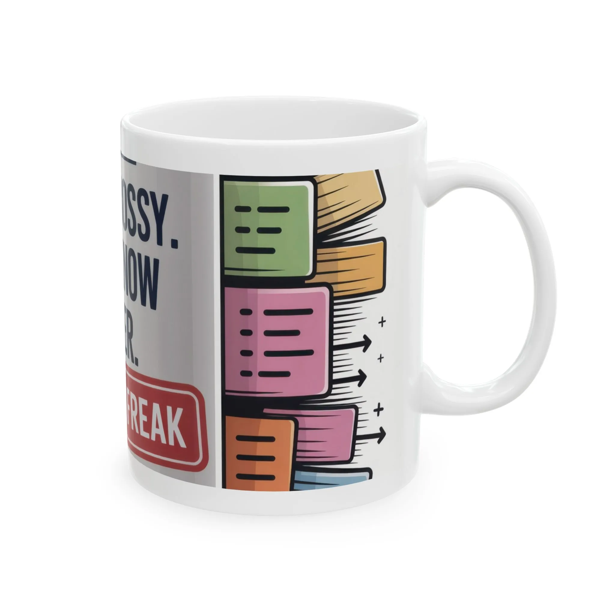 Funny Control Freak Mug, Im Not Bossy I Just Know Better, Organized Chaos Coffee Cup, Boss Lady Gift, Perfect Gift for Bossy Friends - Image 4