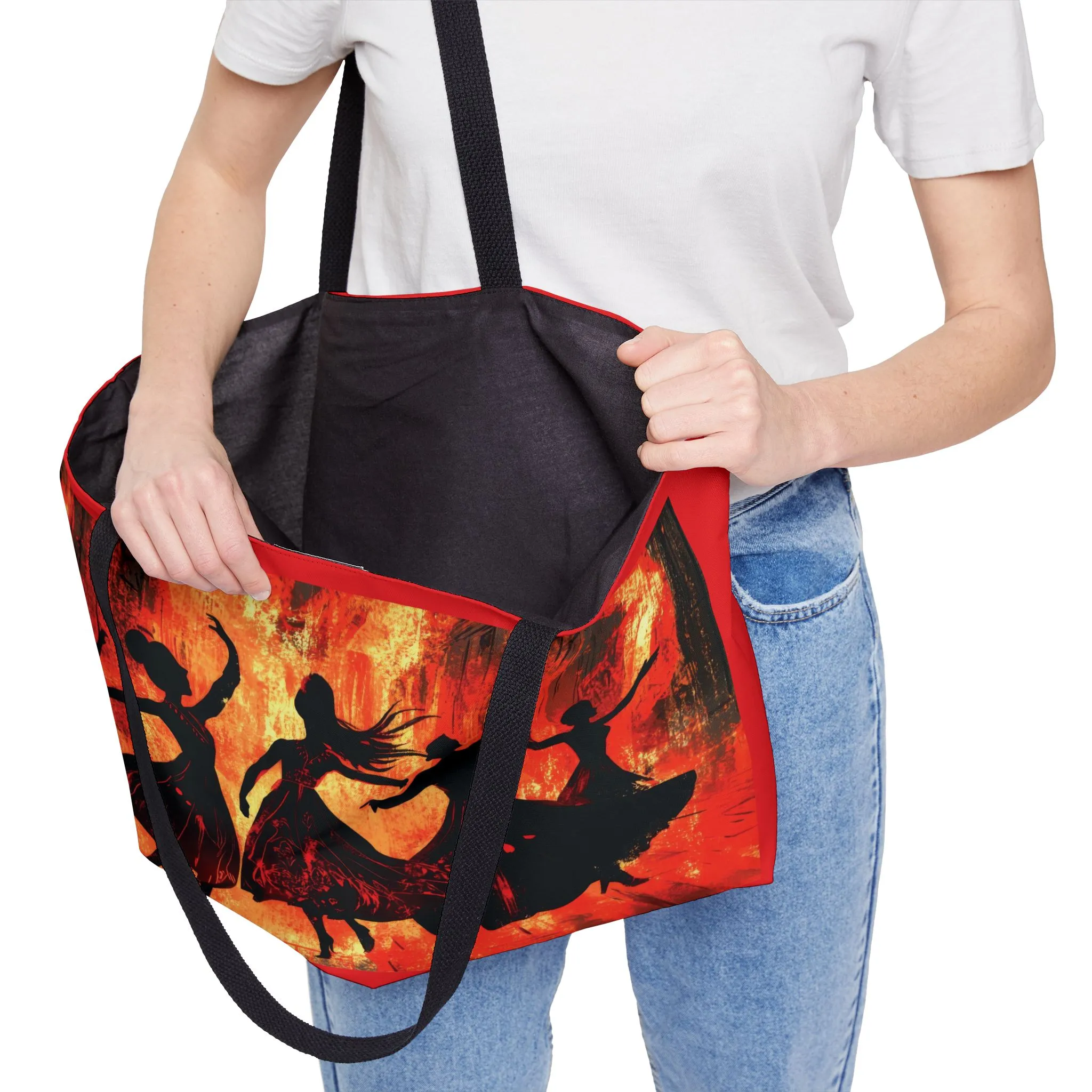 Vibrant Dance Weekender Tote Bag | Stylish Beach Bag, Travel Tote, Summer Fashion, Gift for Dancers, Gym Bag - Image 2