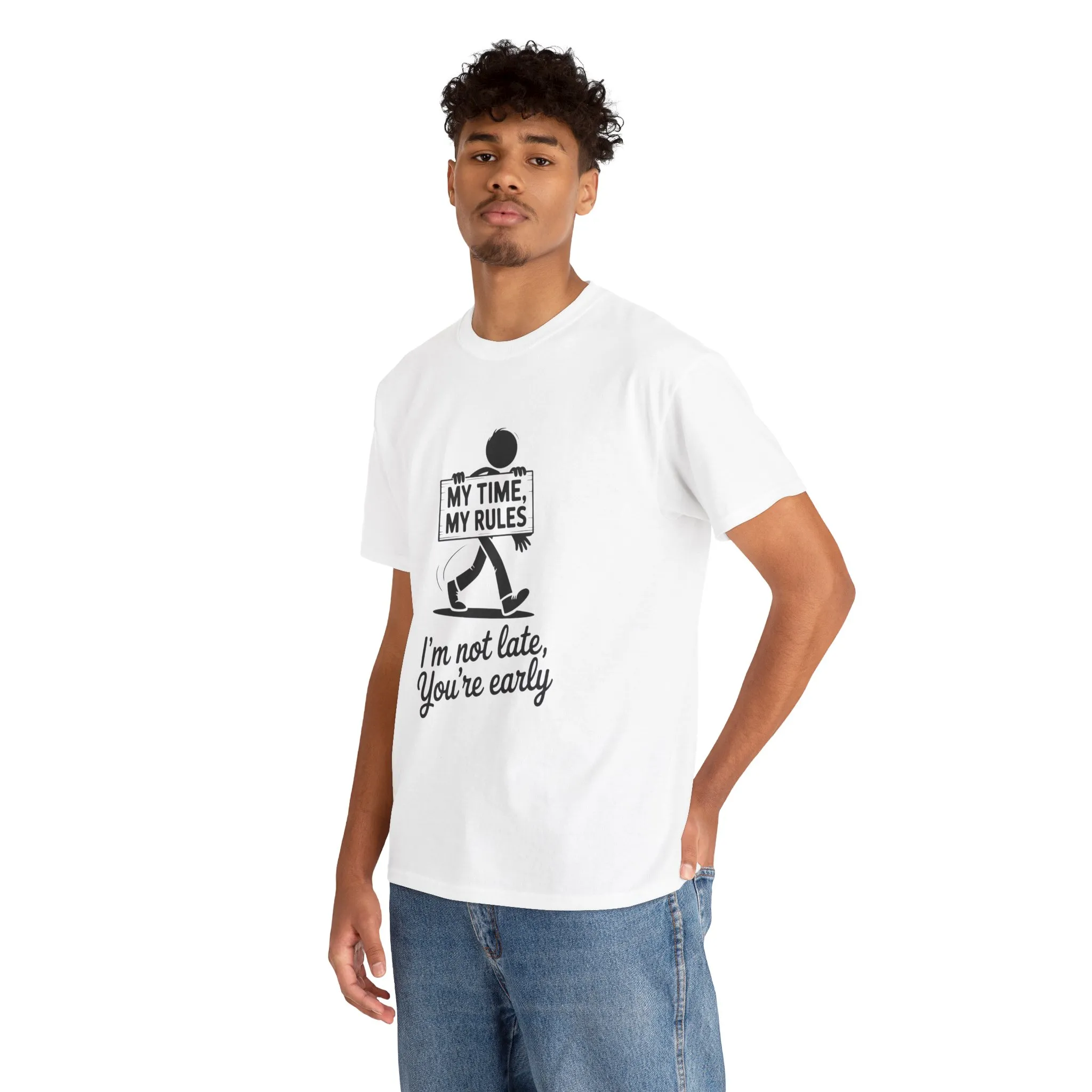 My Time My Rules Men's T-Shirt, Funny T-Shirt, Casual Wear, confident Men's shirt, self love t shirt, Time Management Humor, sassy quote tee - Image 32