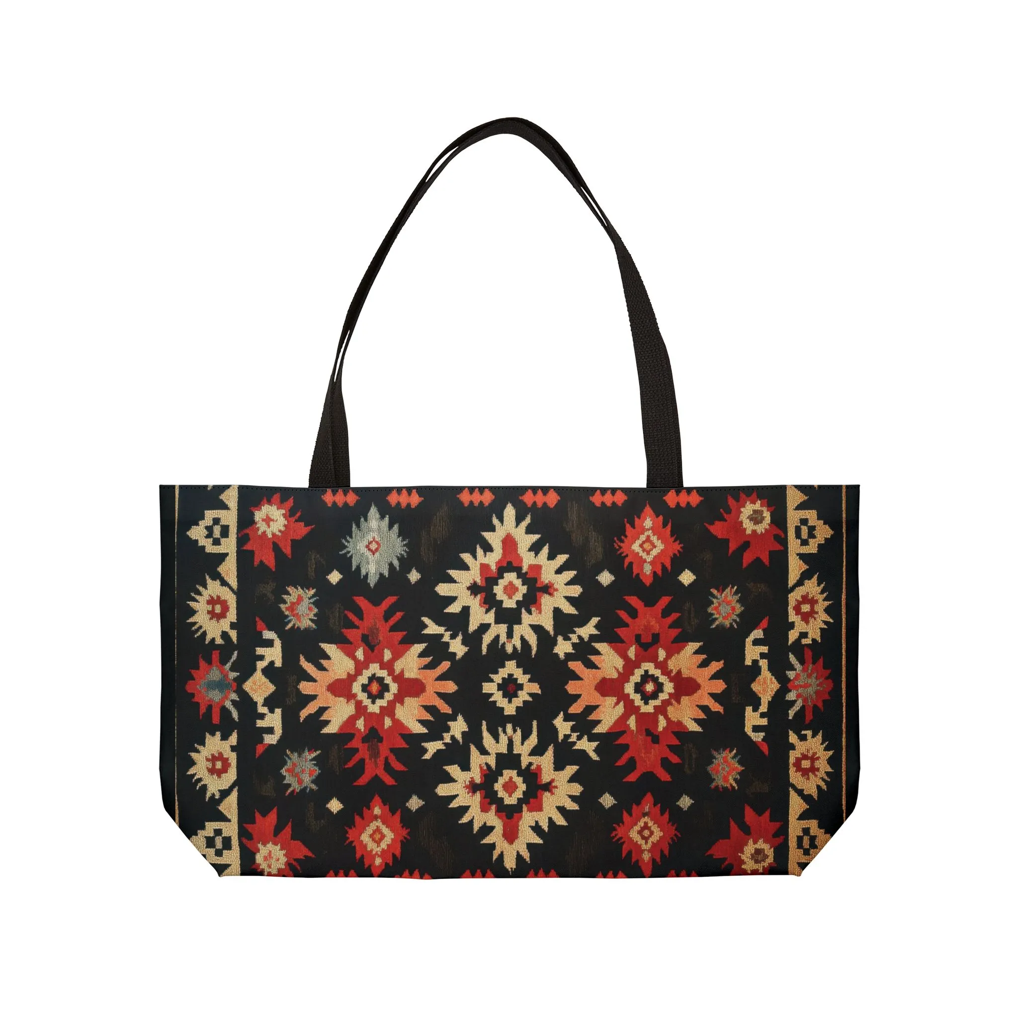 Boho Chic Weekender Tote Bag, Large Travel Bag, Stylish Beach Tote, Perfect for Summer Picnics, Gift for Her, Travel Essentials - Image 6