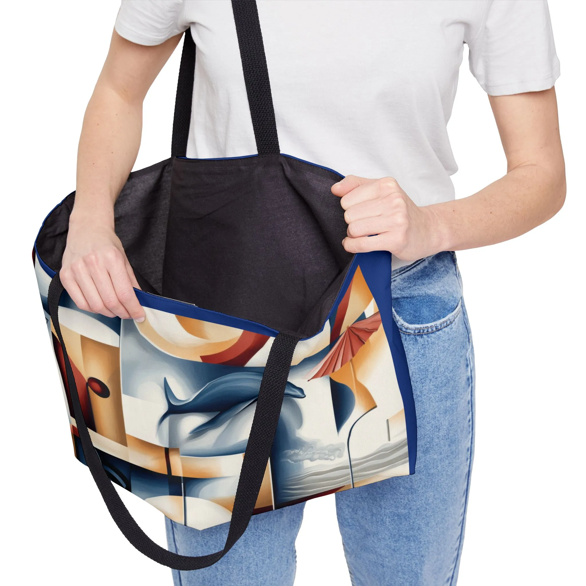 Stylish Weekender Tote Bag, Perfect for Travel, Beach Days, Gym, Shopping, Versatile Handbag - Image 6