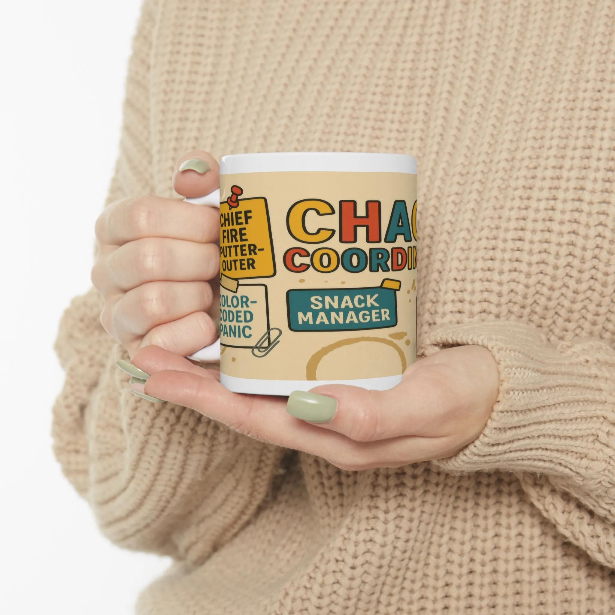 Chaos Coordinator Mug, Funny Coffee Cup for Office Workers, Perfectionists & Multitaskers, Office Humor, Coffee Lovers, Gift for Managers - Image 6