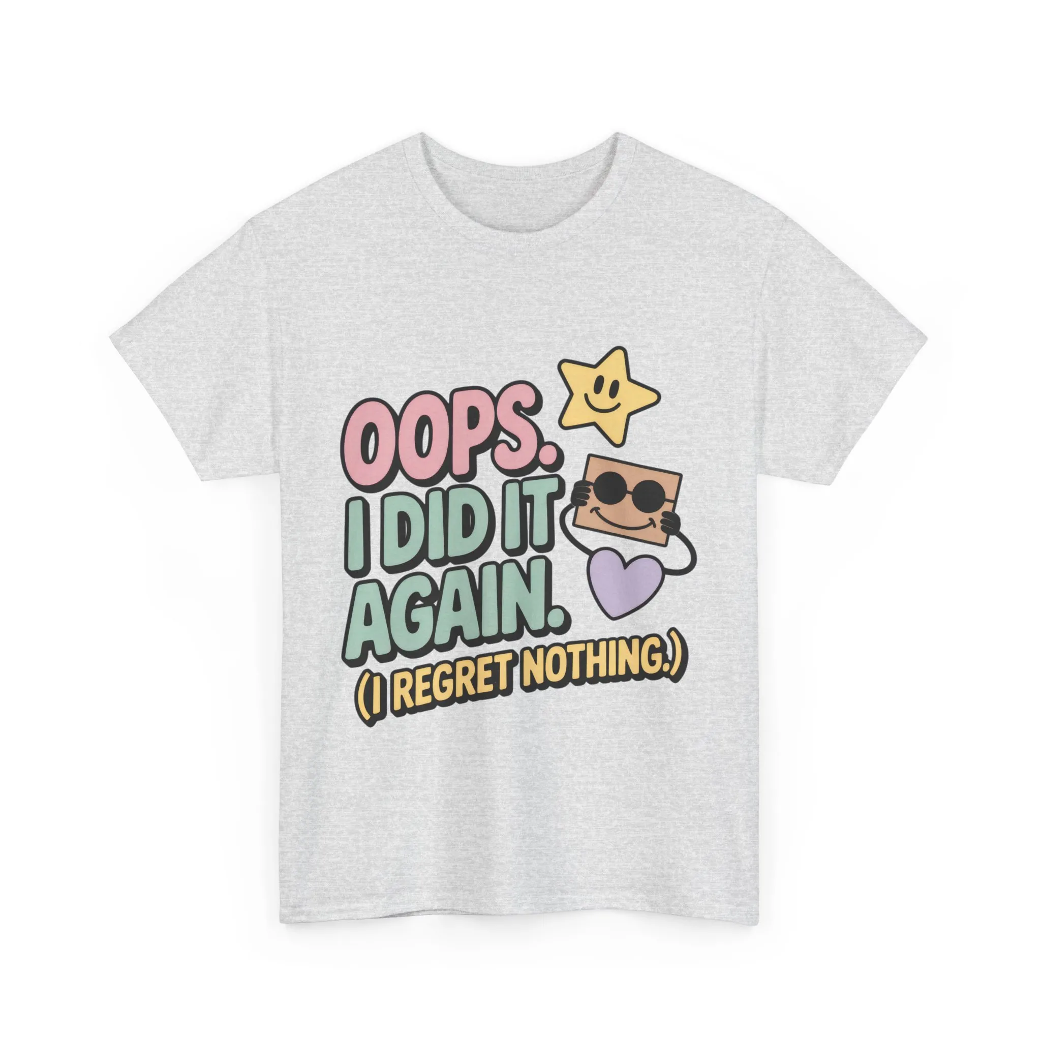 Retro Graphic Tee, Oops I Did It Again Shirt, Funny Women's T-shirt, Casual Statement Wear, Positive Message Women's T-Shirt - Image 36