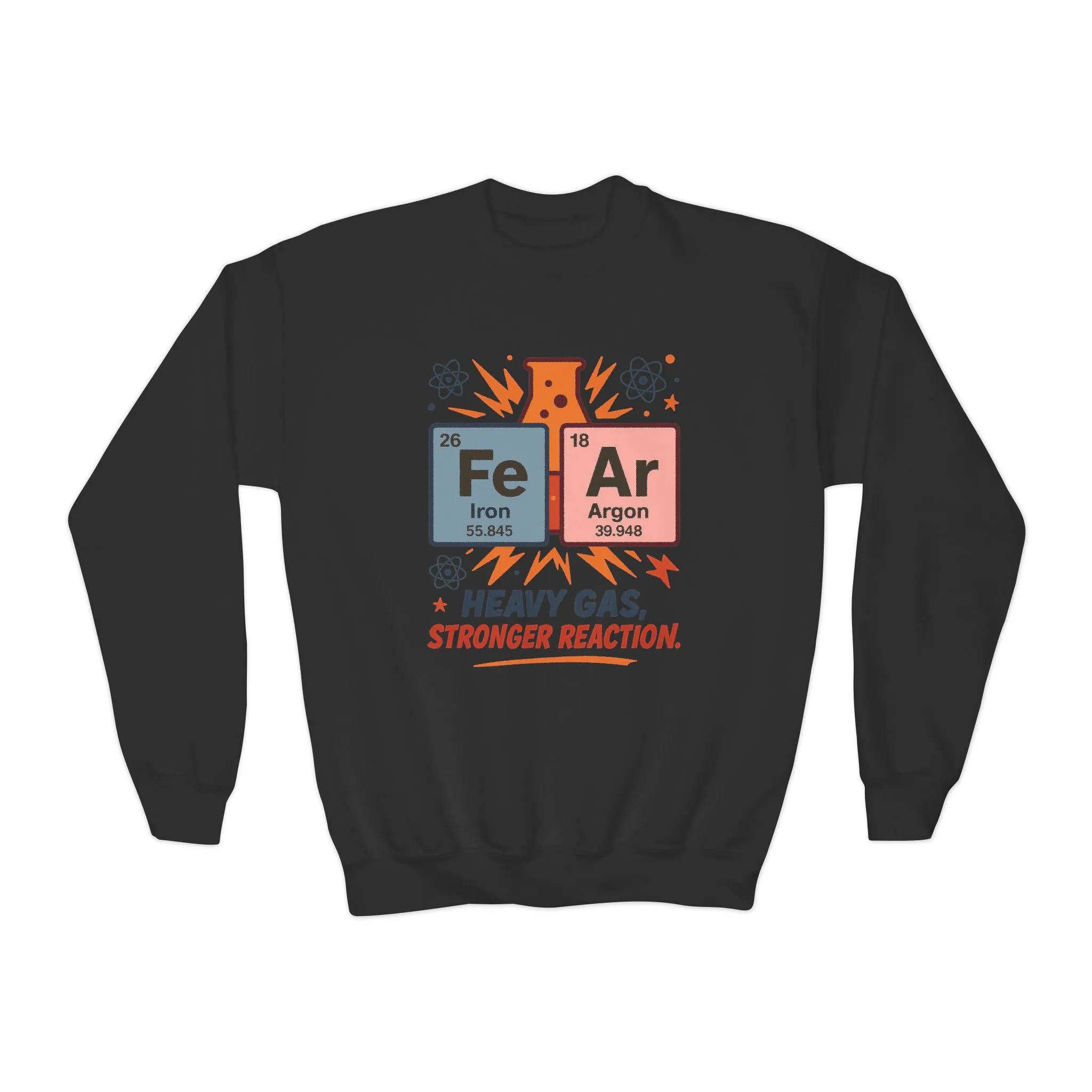 Youth Science Sweatshirt for Kids, Funny Chemistry Gift, Heavy Gas Reaction Crewneck, Science Class Apparel, Educational Sweater - Image 7