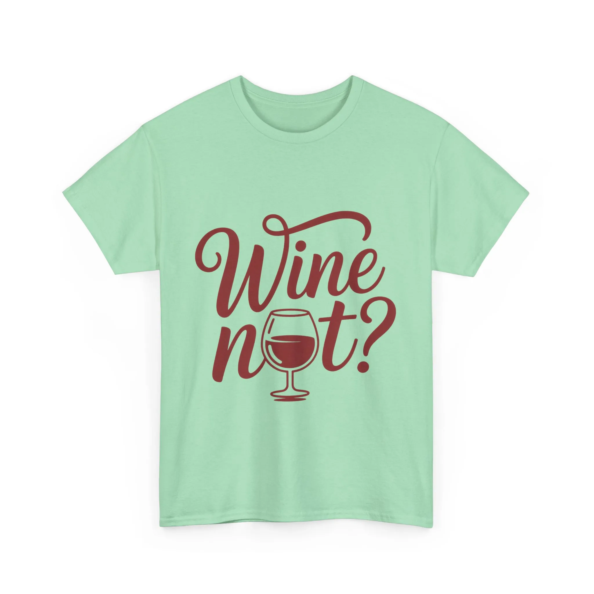 Funny Wine Lover Shirt, Wine Not Graphic Tee, Unisex Heavy Cotton T-Shirt, Pun Shirt for Wine Drinkers & Party Vibes, Gift for Wine-tasting - Image 13