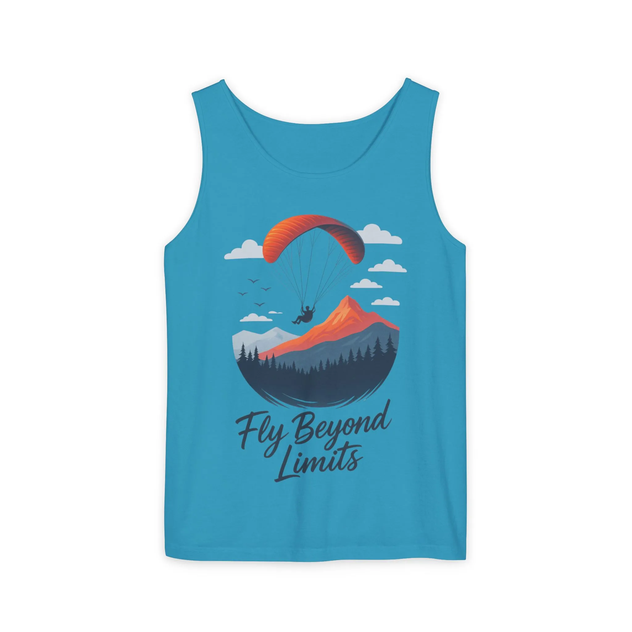 Adventure-Inspiring Fly Beyond Limits Unisex Tank Top, Summer Casual Wear, Outdoor Enthusiast Gift, Travel Apparel, Motivational Gift - Image 19
