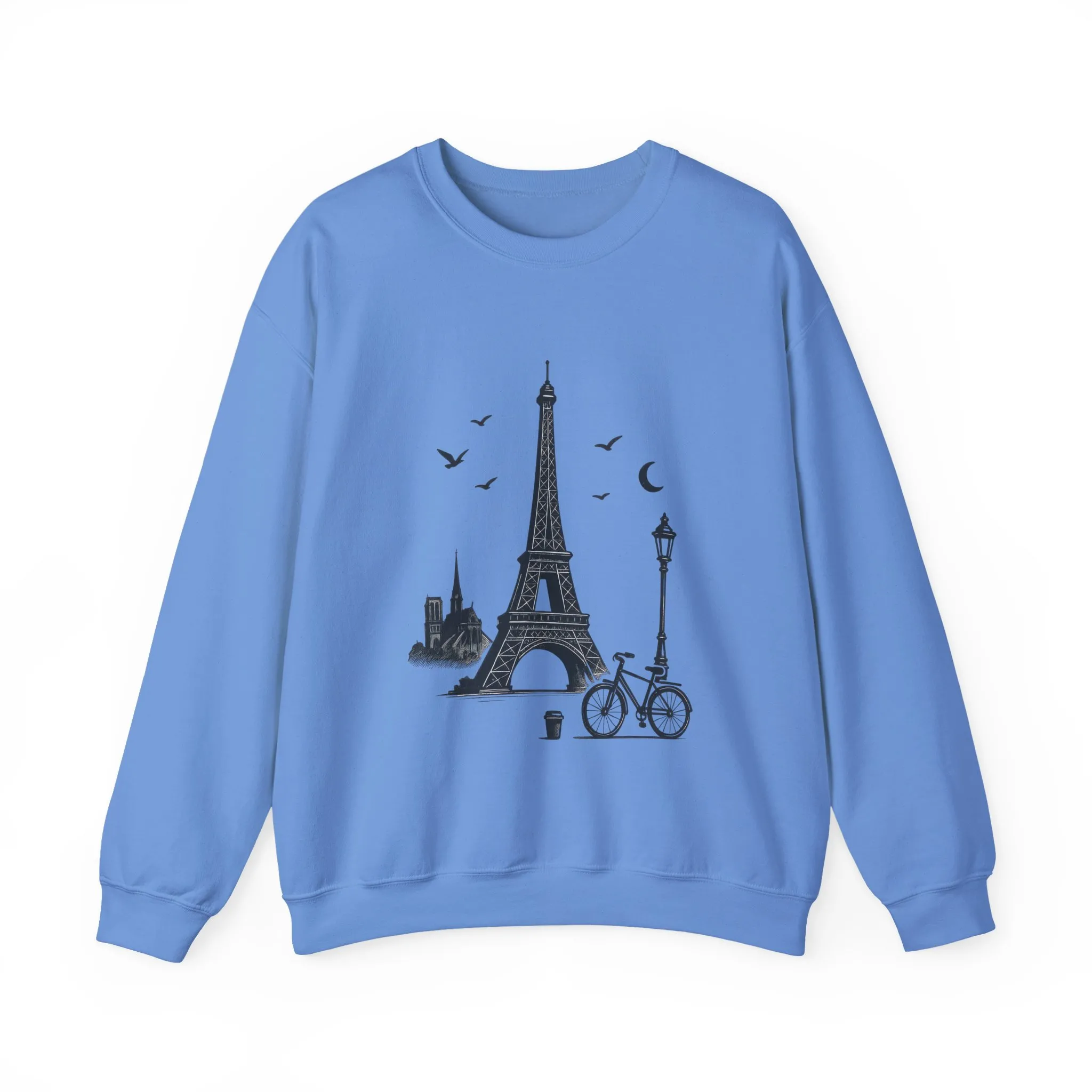 Vintage Parisian Crewneck Sweatshirt, Eiffel Tower Sweater, Cozy Travel Gift, Unisex Fashion, Casual Paris Sweatshirt - Image 17