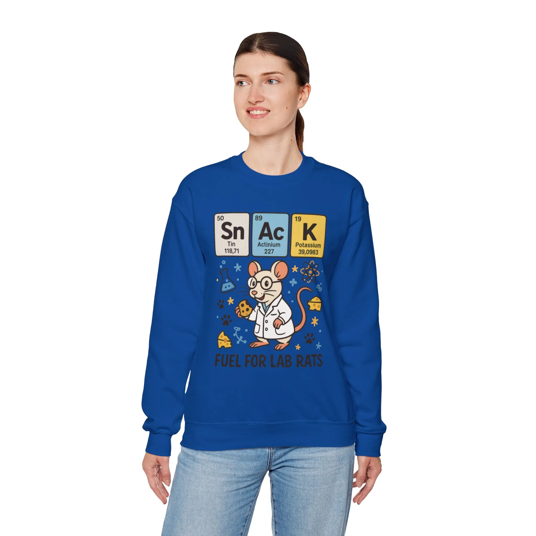 Lab Rat Science Sweatshirt, Science Crewneck, Funny Gift for Teachers, Chemistry Sweatshirt, Cute Lab Rat Design, Perfect for Birthdays - Image 29