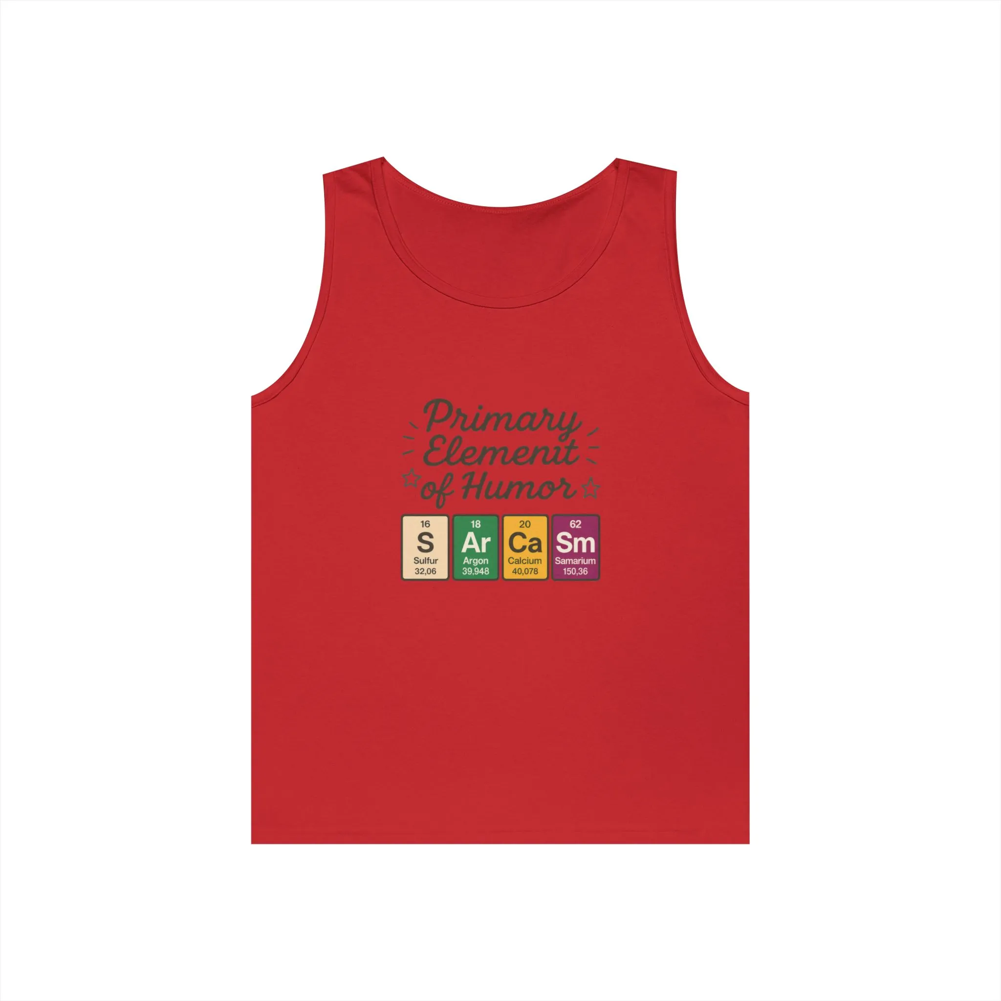 Sarcasm Tank Top for Men, Funny Chemistry Shirt, Science Humor Sleeveless Tee, Nerdy Summer Gym Shirt for Him, Chemistry Elements - Image 12