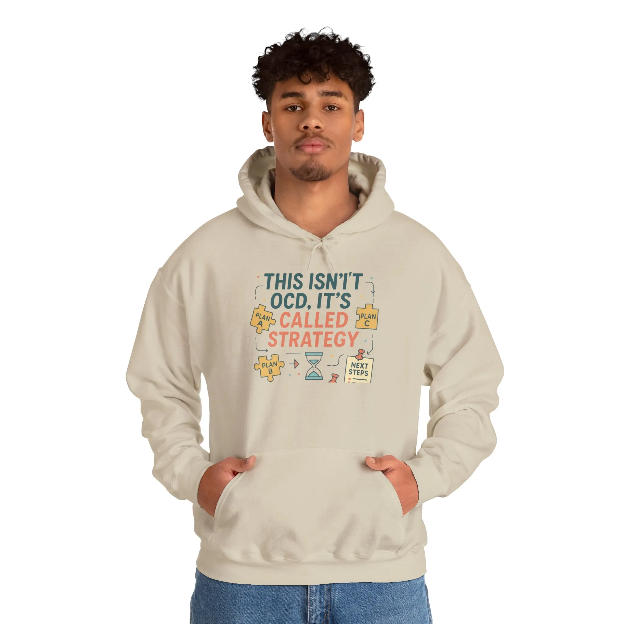 Strategic Humor Hoodie, Unisex Sweatshirt, Gift for Strategists, Funny Hoodie, Planner Gift, Cozy Stylish Sweatshirt, Relaxed Fit Hoody - Image 12