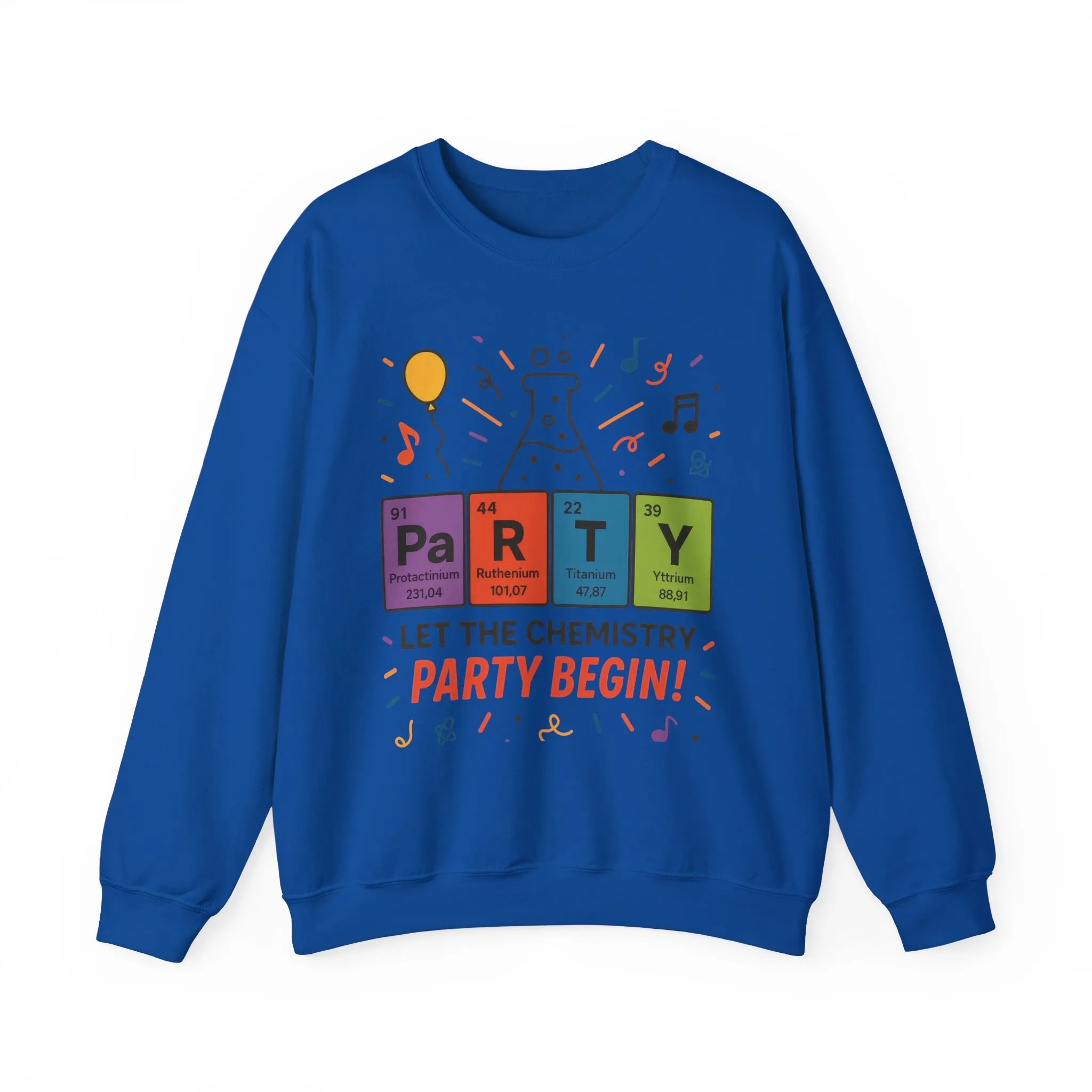 Party Chemistry Crewneck Sweatshirt, Chemistry Sweatshirt, Science Gift, Cute Crew Neck, Birthday Sweatshirt, Unisex Pullover - Image 29