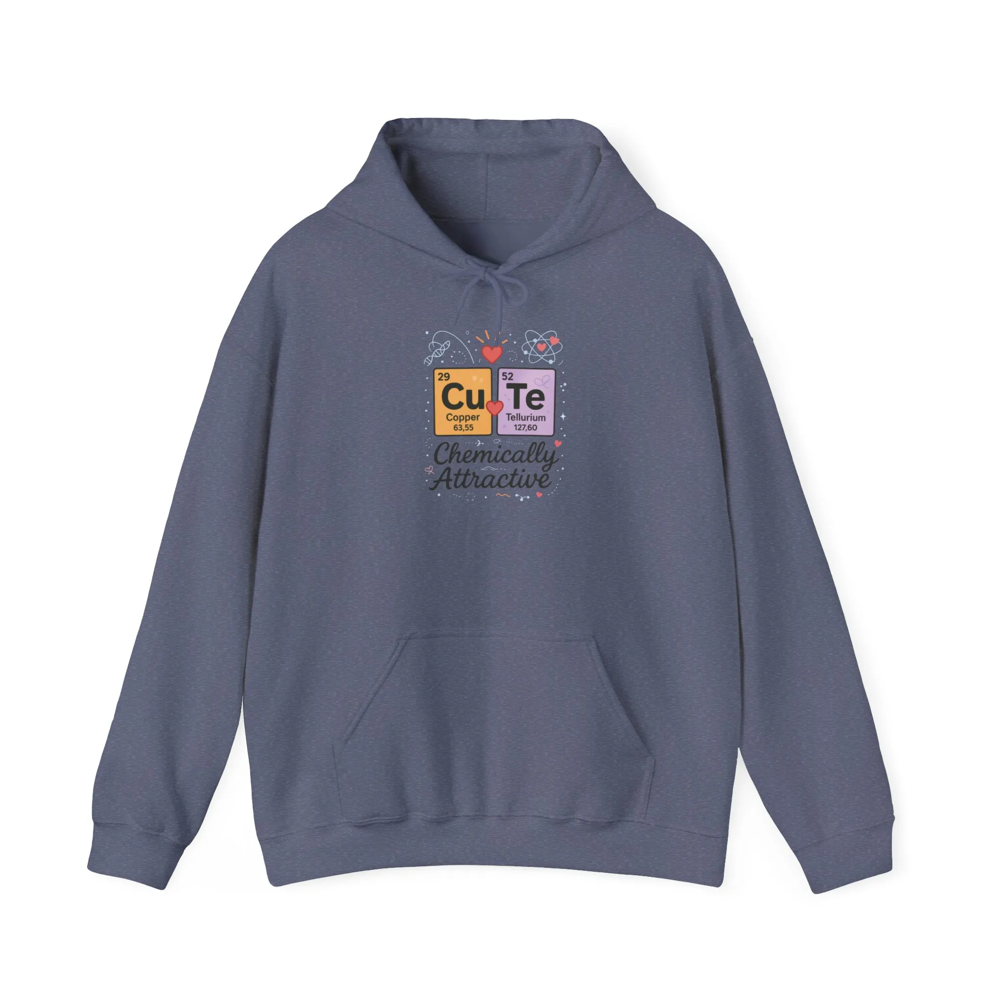Cute Chemistry Hoodie for Women, CuTe Periodic Table Sweatshirt, Chemically Attractive Science Gift for Her, Great for Birthdays & Holidays - Image 2