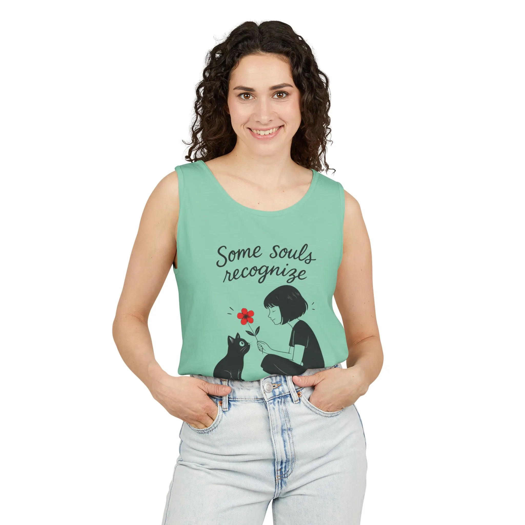 Cat Lover's Womens Tank Top, Perfect for Pet Lovers, Gift for Birthdays, Relaxation Wear, Cute Cat Lovers Womens Tee, - Image 11