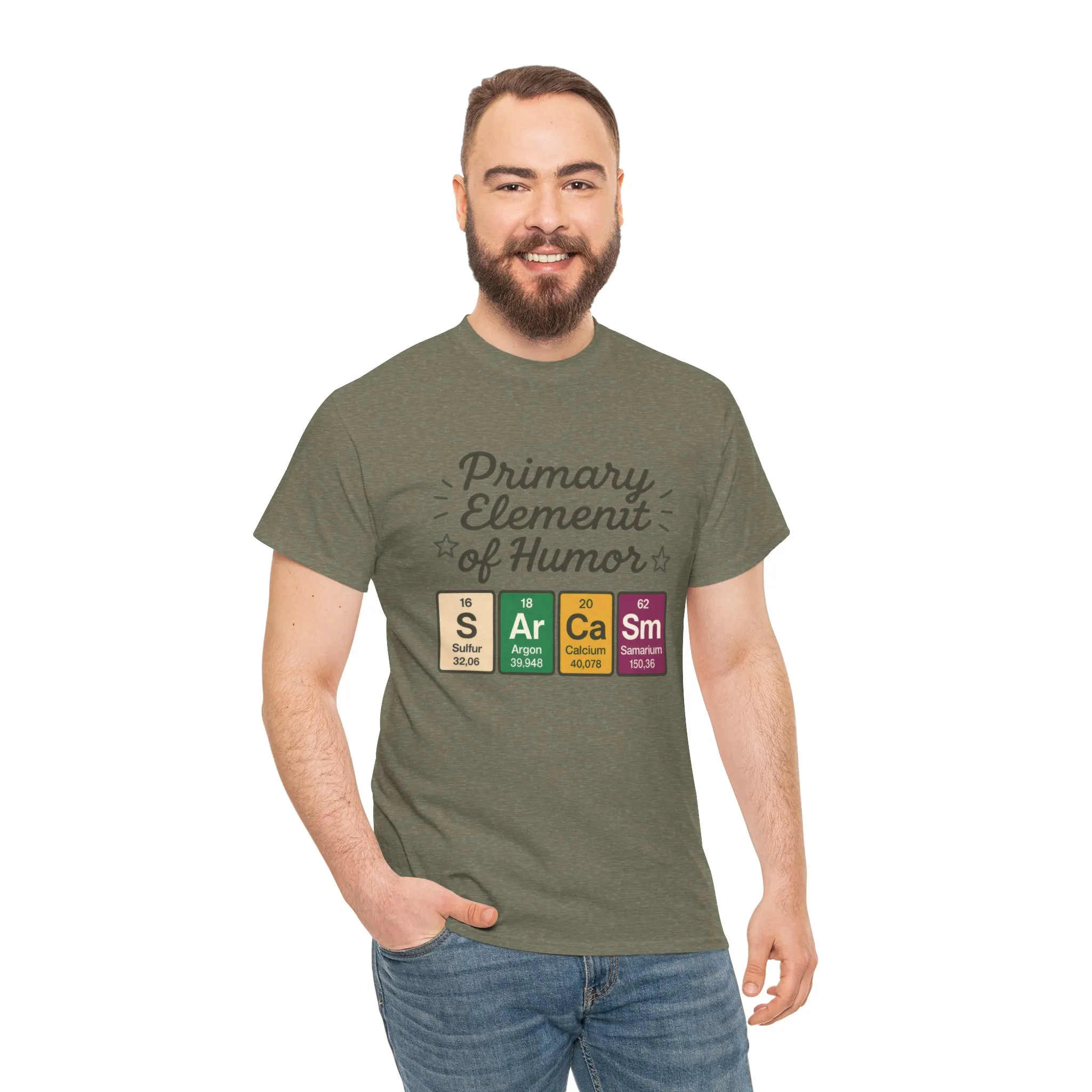 Funny Mens Science T-Shirt, Sarcasm Element of Humor Tee, Periodic Table Nerd Shirt for Him, Humor T-Shirt, Periodic Table Chemistry Humor - Image 23