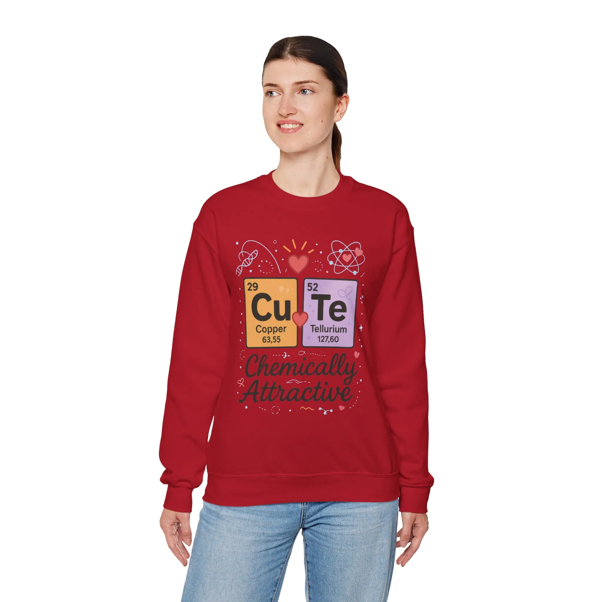 Cute Chemistry Sweatshirt for Women, Periodic Table Sweatshirt, Chemistry Gift for Her, Gift for Science Lovers, Valentine's Day Sweatshirt - Image 27