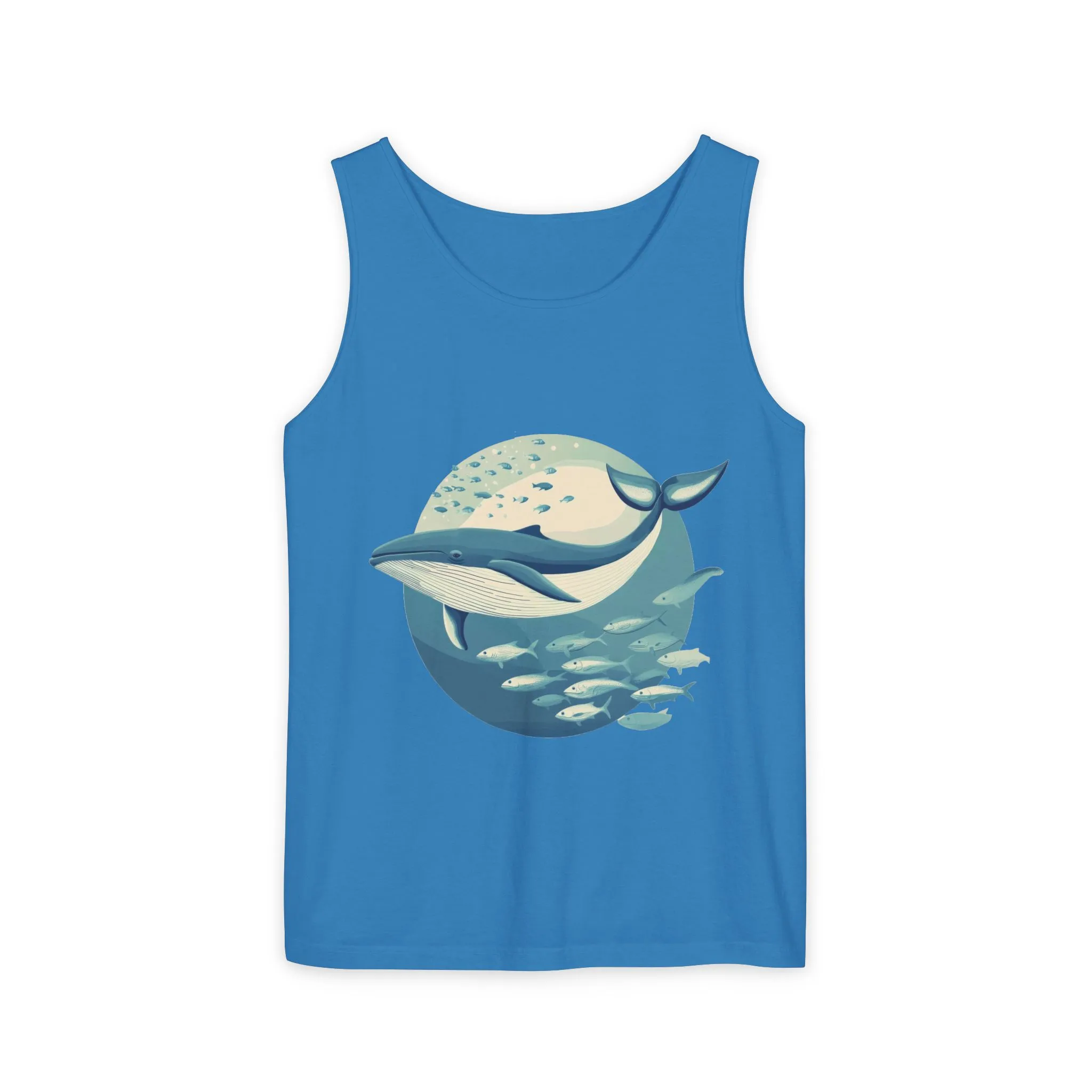 Ocean-Inspired Unisex Tank Top, Whale Design Shirt, Summer Casual Wear, Beach Vibes Gift, Eco-Friendly Fashion - Image 25