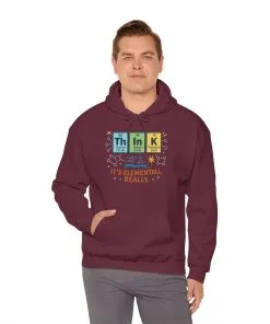 Science Hoodie for Men, Funny Nerd Hoodie, Element of Humor Sweatshirt, Science Lover Gift for Him, Chemistry Lover Gift