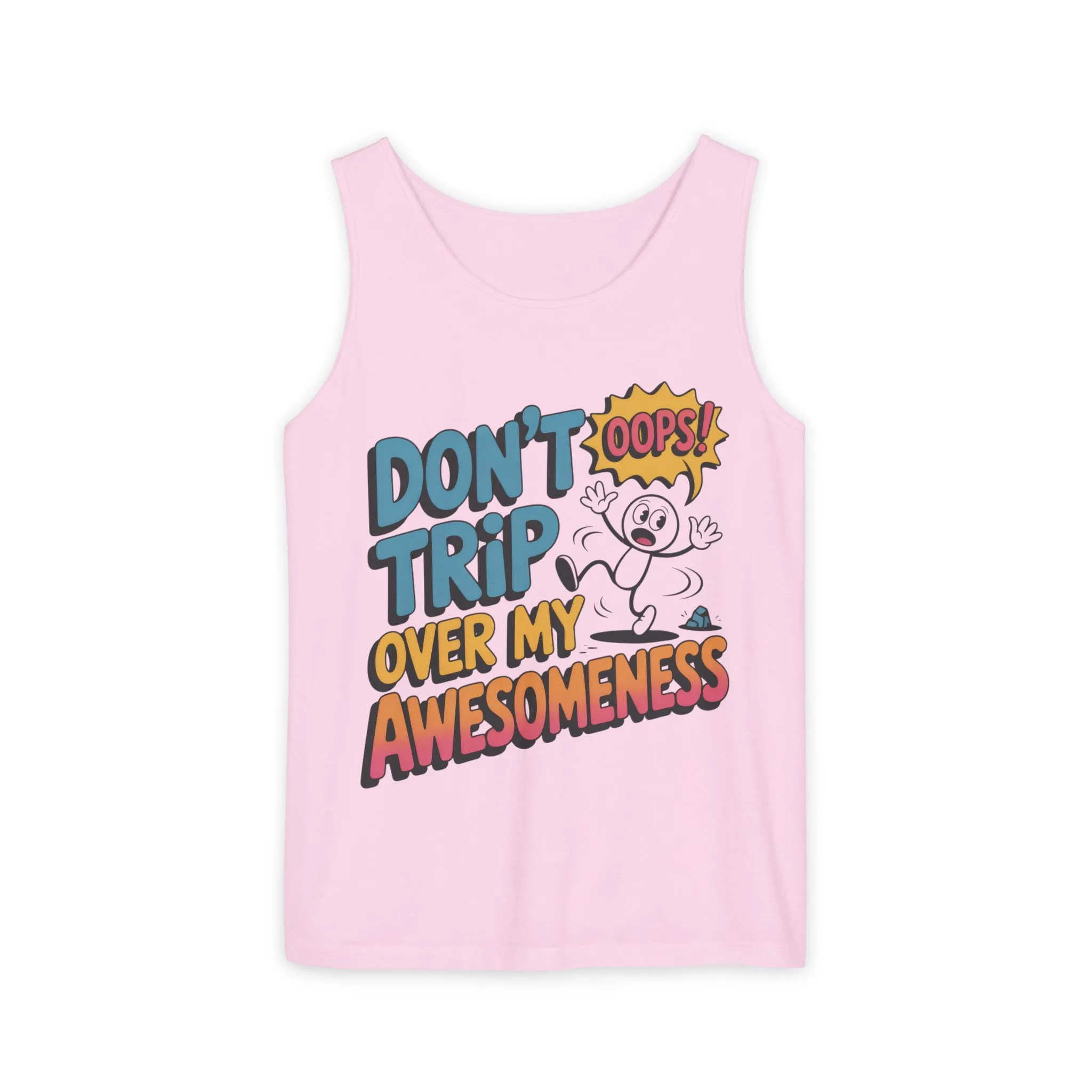 Funny Graphic Tank Top, Don't Trip Over My Awesomeness Tank, Womens Cotton Tank for Casual Wear, Gift for Friends, Birthday Gift, Humor Tee - Image 28